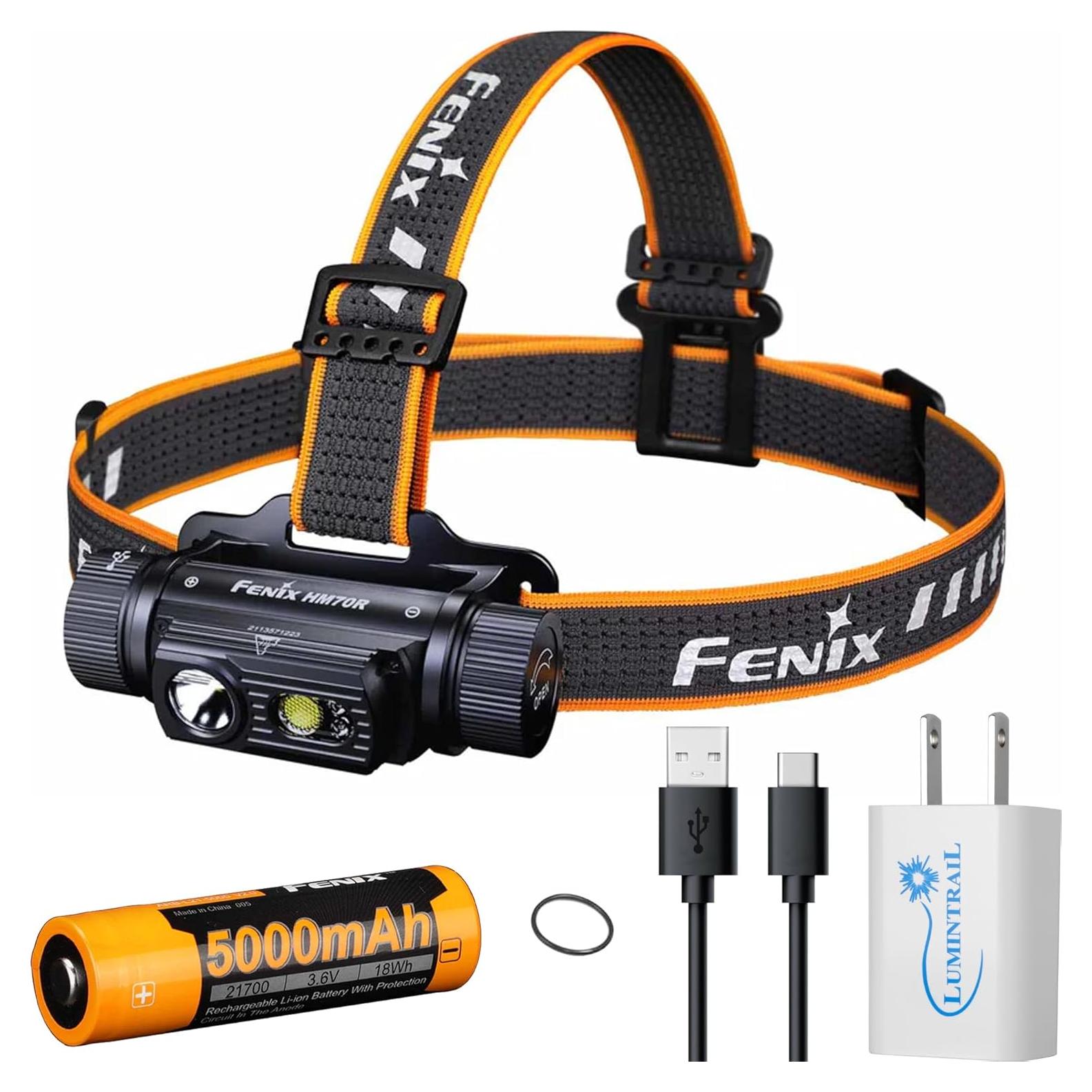 Linterna Frontal Fenix HM70R 1600 Lúmenes Recargable USB