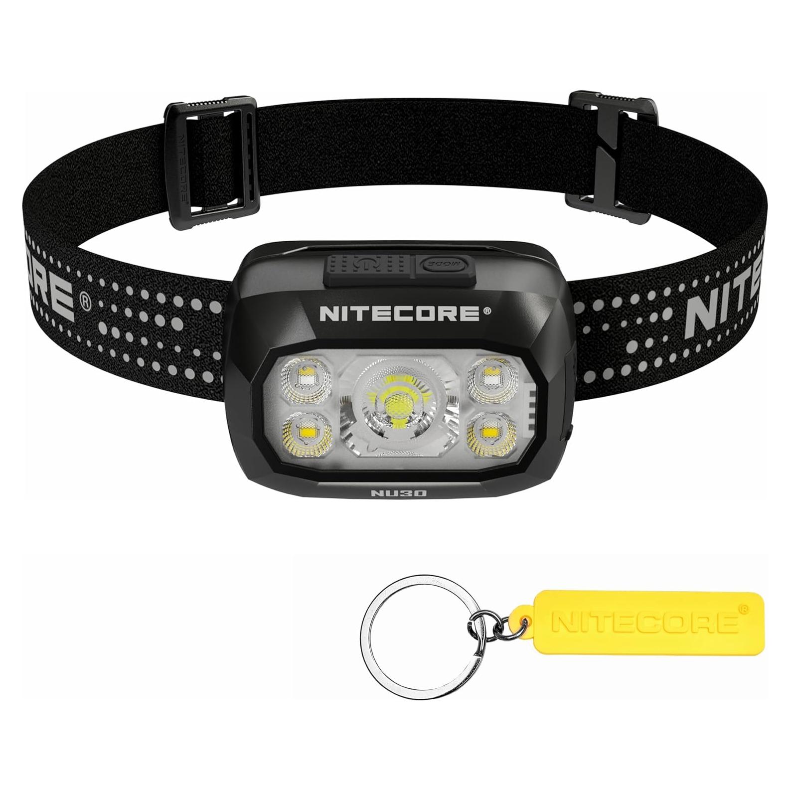 Linterna Frontal Nitecore NU30 500 Lúmenes Recargable USB-C