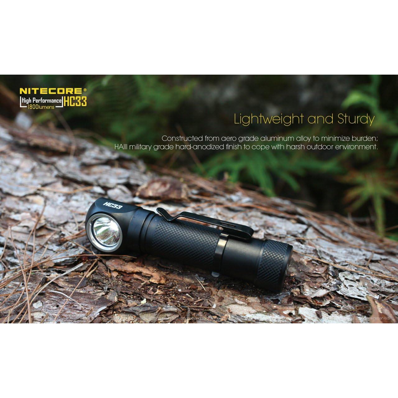Linterna Frontal Nitecore HC33 1800 Lúmenes CREE XHP35 IP68