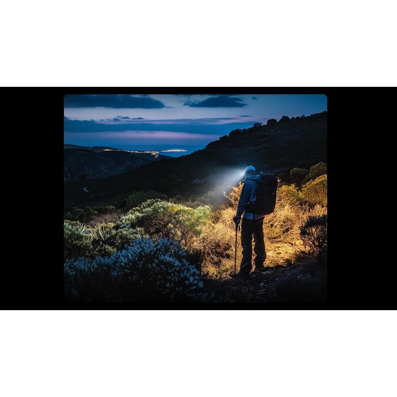 Linterna Frontal Nitecore HC60 UHE 1600 Lúmenes USB-C