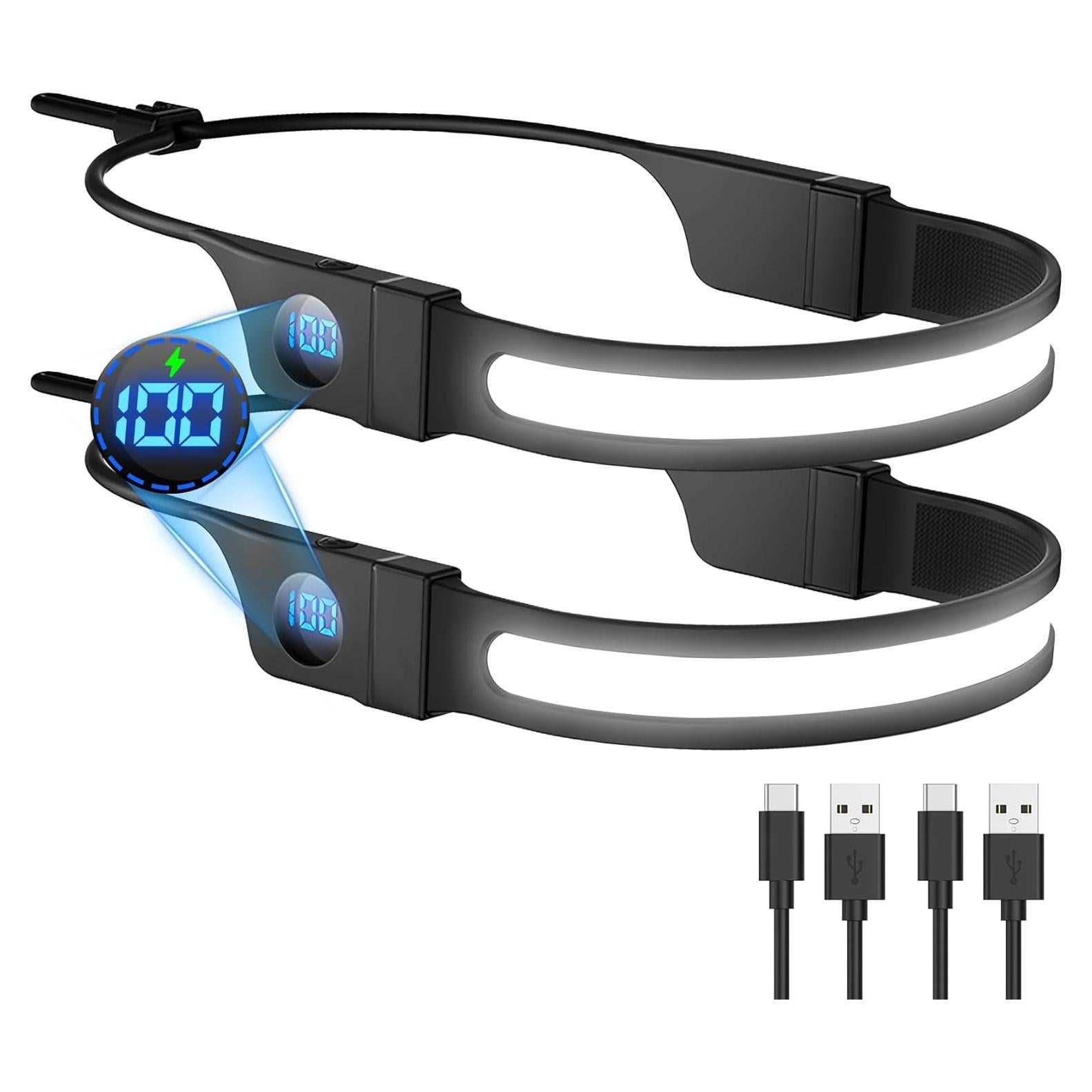 Linterna Frontal Recargable Aikertec 1200mAh 1500LM 3 Modos