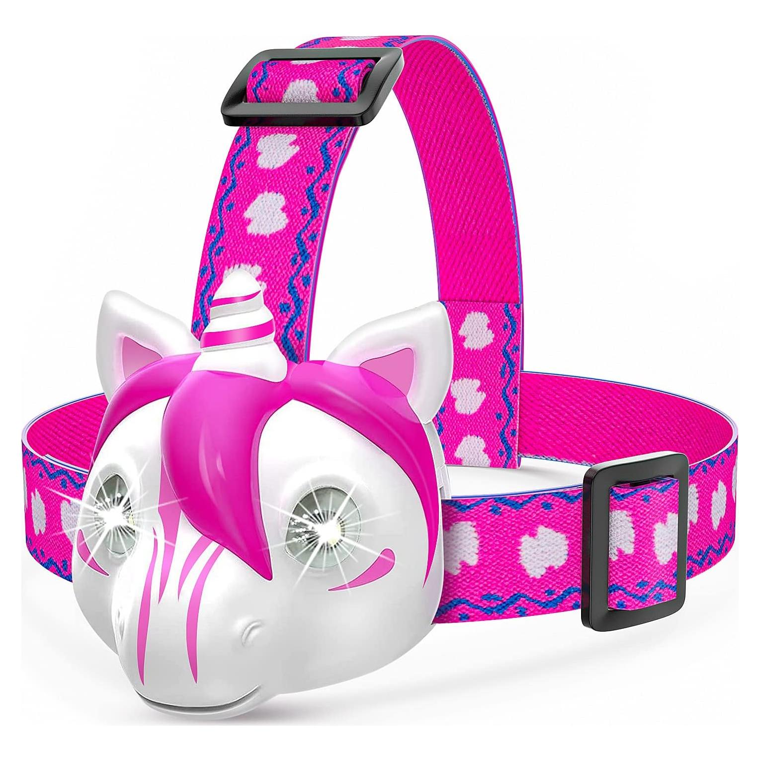 Linterna Frontal LED Unicornio Aubllo - 3 Modos Iluminación