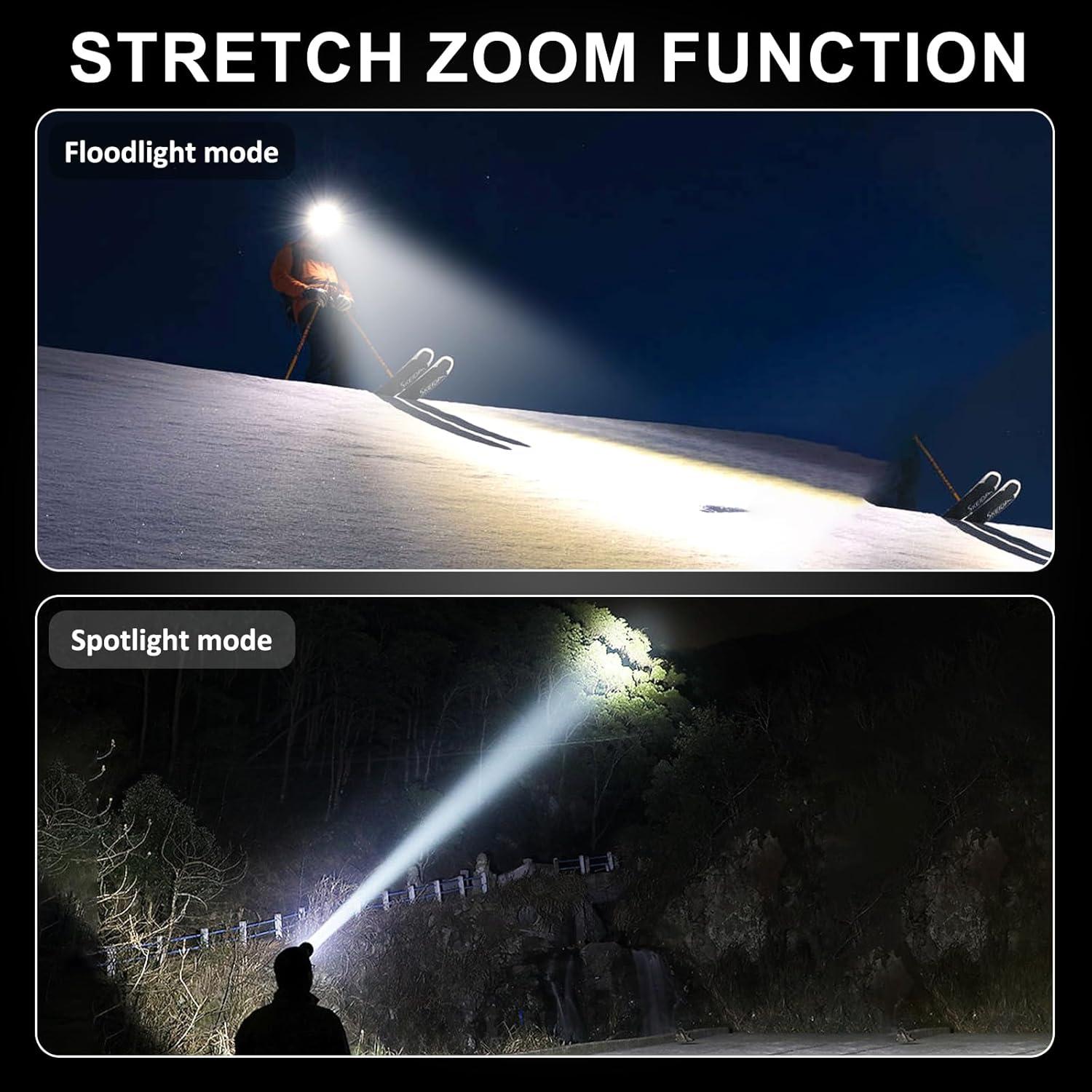 Linterna Frontal Recargable Minsk MH-8507 800 Lúmenes IPX4