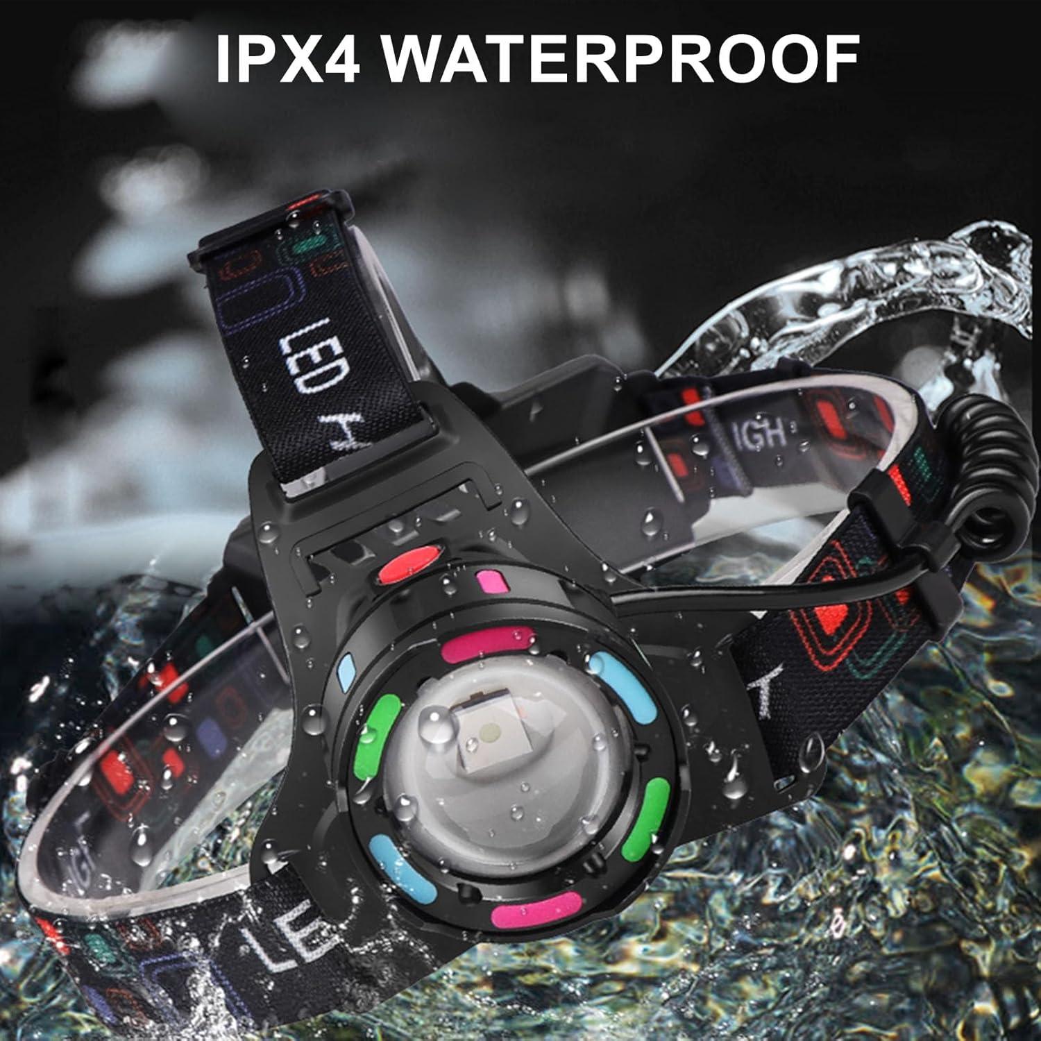 Linterna Frontal Recargable Minsk MH-8507 800 Lúmenes IPX4