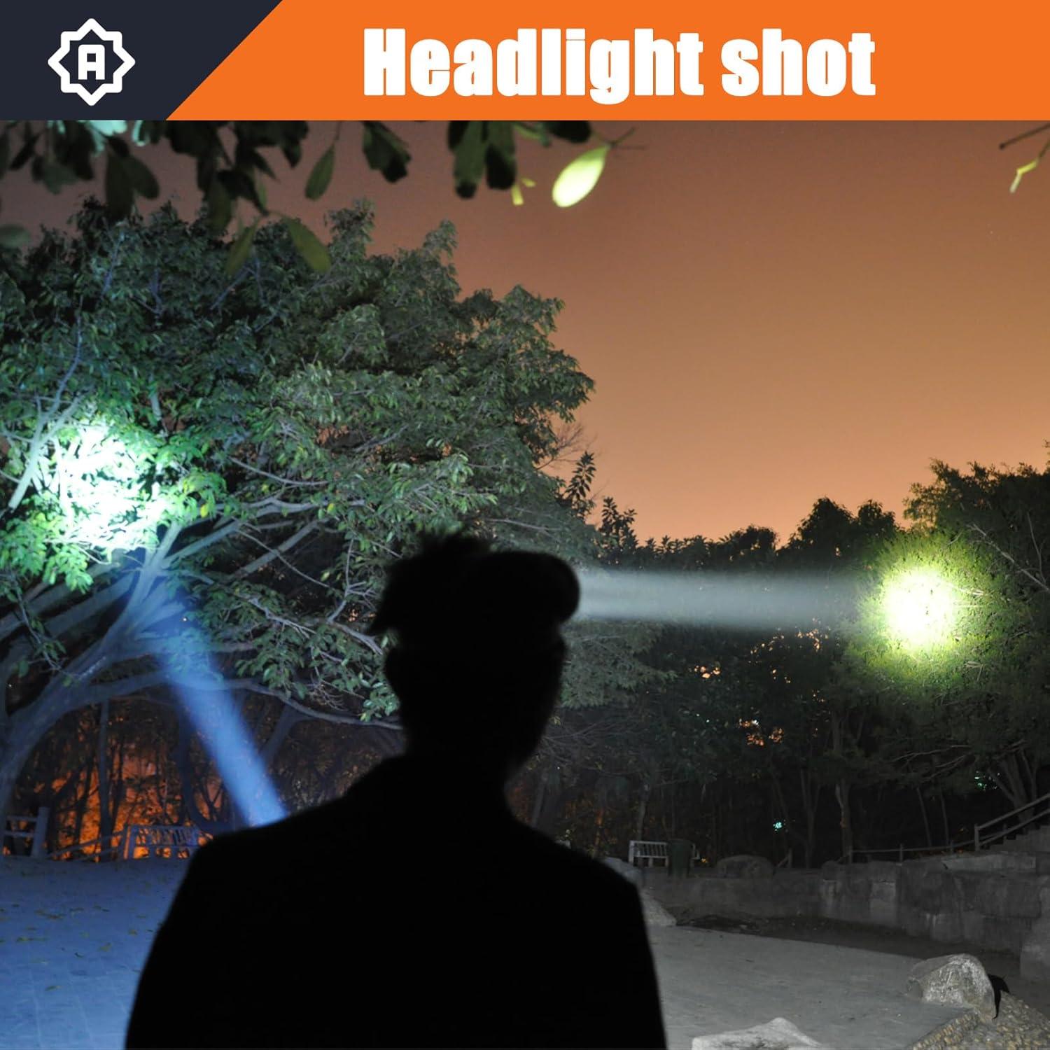 Linterna Frontal LED Yongkist 8401 Recargable a Prueba de Agua