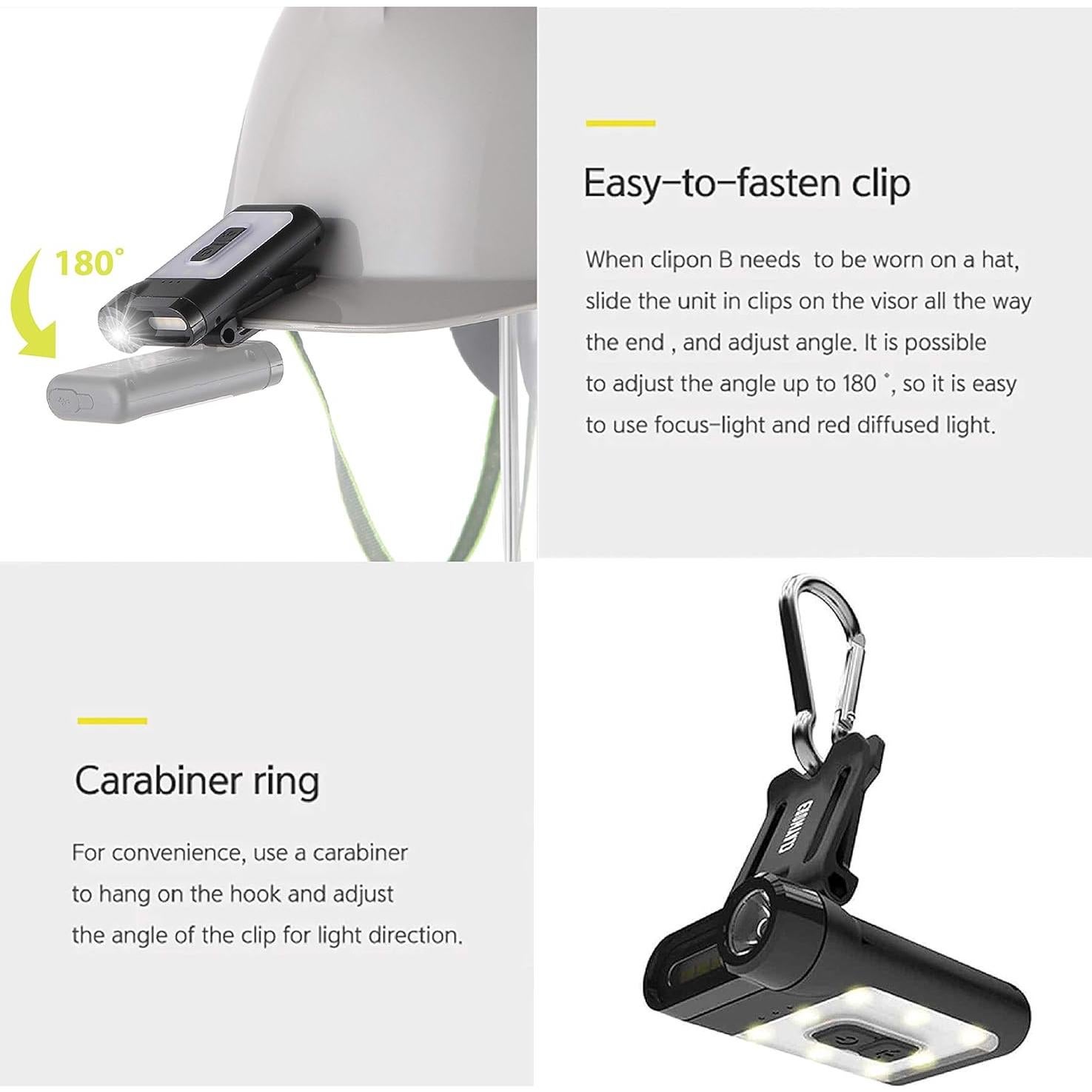 Linterna Frontal Recargable Claymore Capon 65A+ Tan 230 Lúmenes