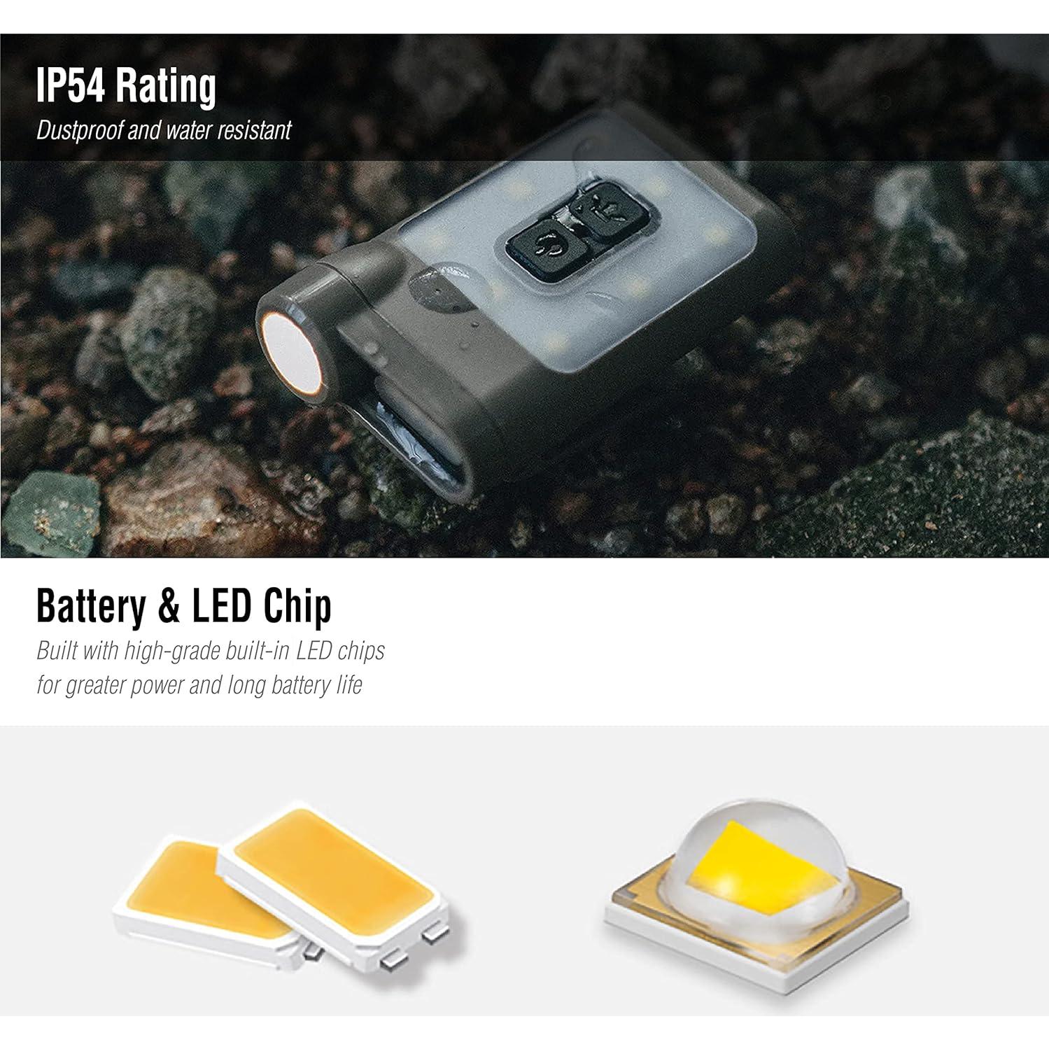 Linterna Frontal Recargable Claymore Capon 65A+ Tan 230 Lúmenes