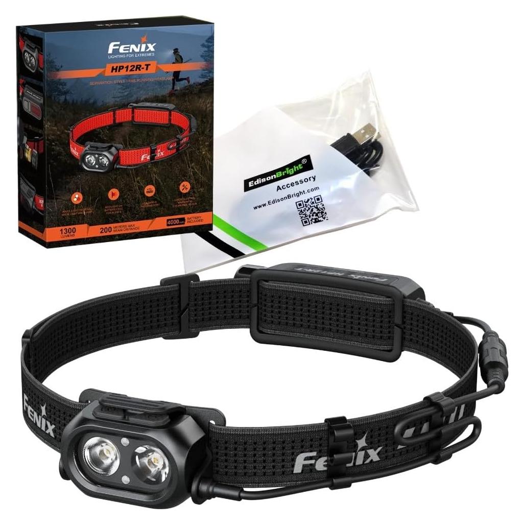 Linterna Frontal Fenix HP12R-T 1300 Lúmenes Recargable USB-C