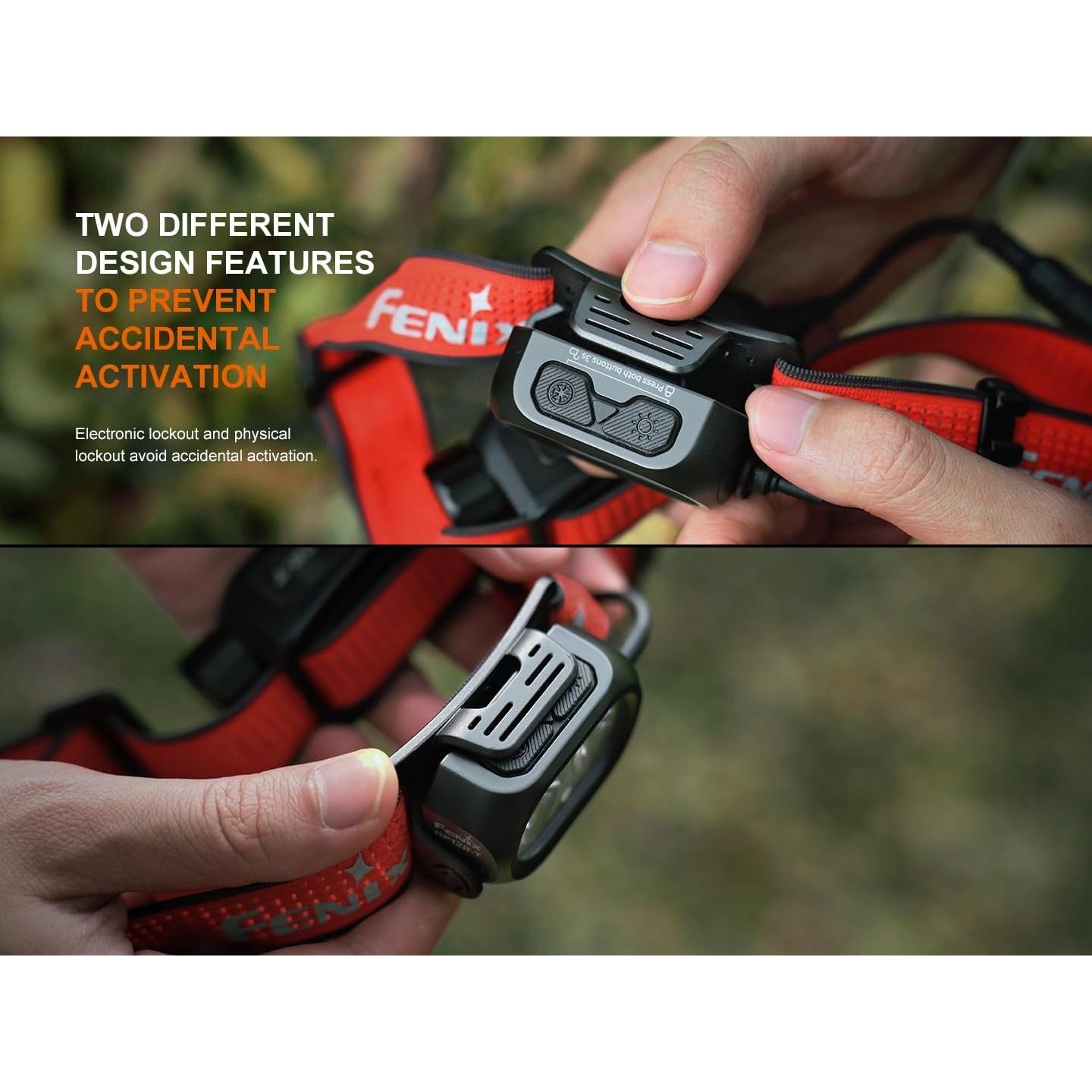 Linterna Frontal Fenix HP12R-T 1300 Lúmenes Recargable USB-C