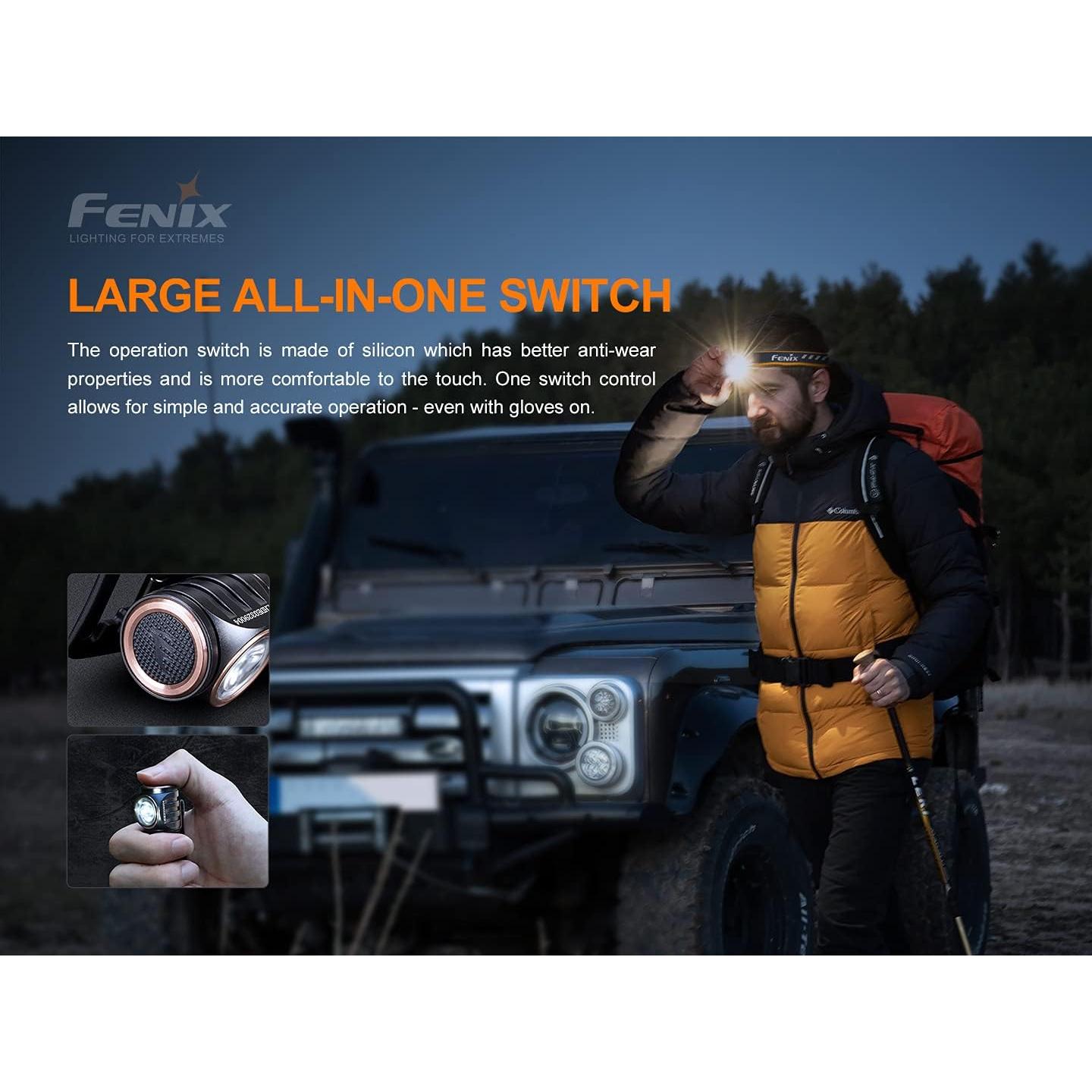 Linterna Frontal Fenix HM50R V2 700 Lúmenes LED Recargable