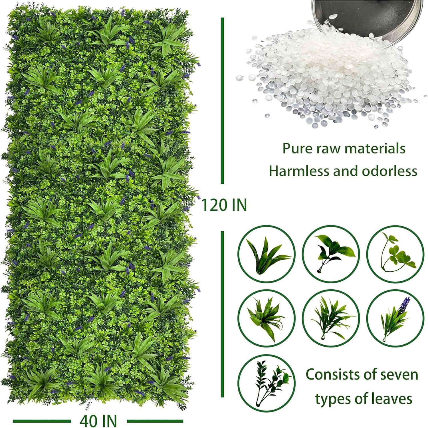 Rollo de Hiedra Artificial ODTORY 101,6x304,8 cm Verde