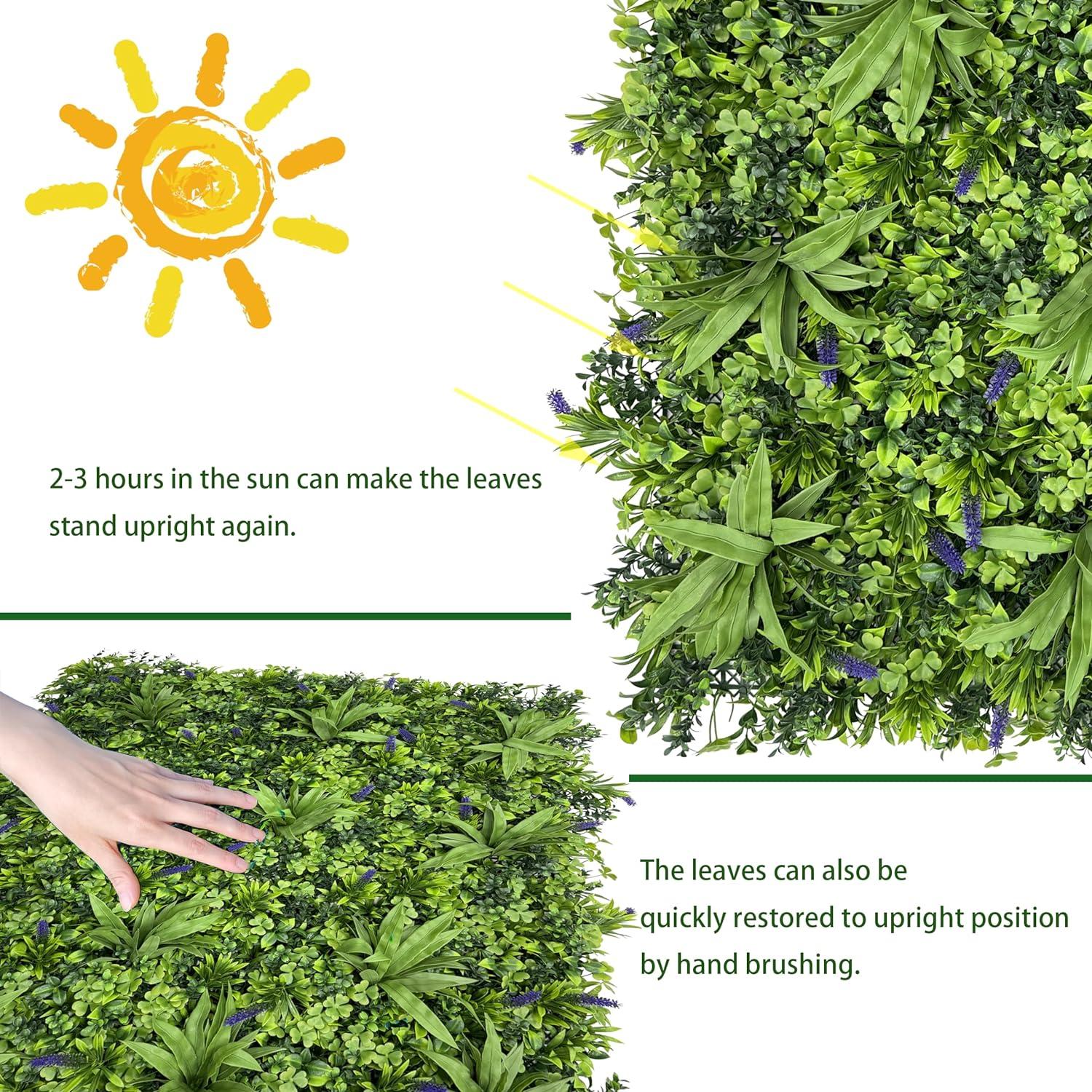 Rollo de Hiedra Artificial ODTORY 101,6x304,8 cm Verde