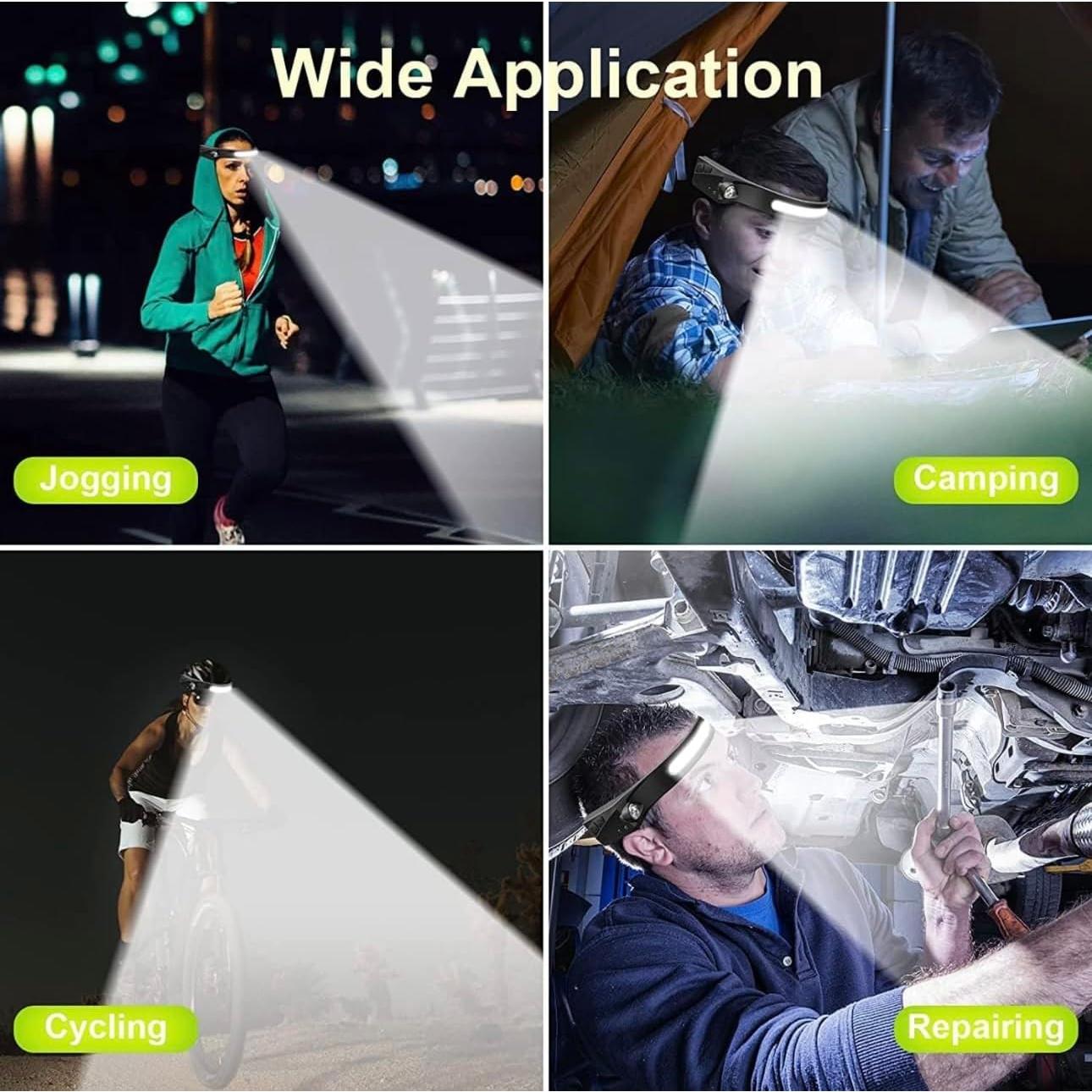 Linterna Frontal Recargable KOZY Zone 1000 Lúmenes LED USB