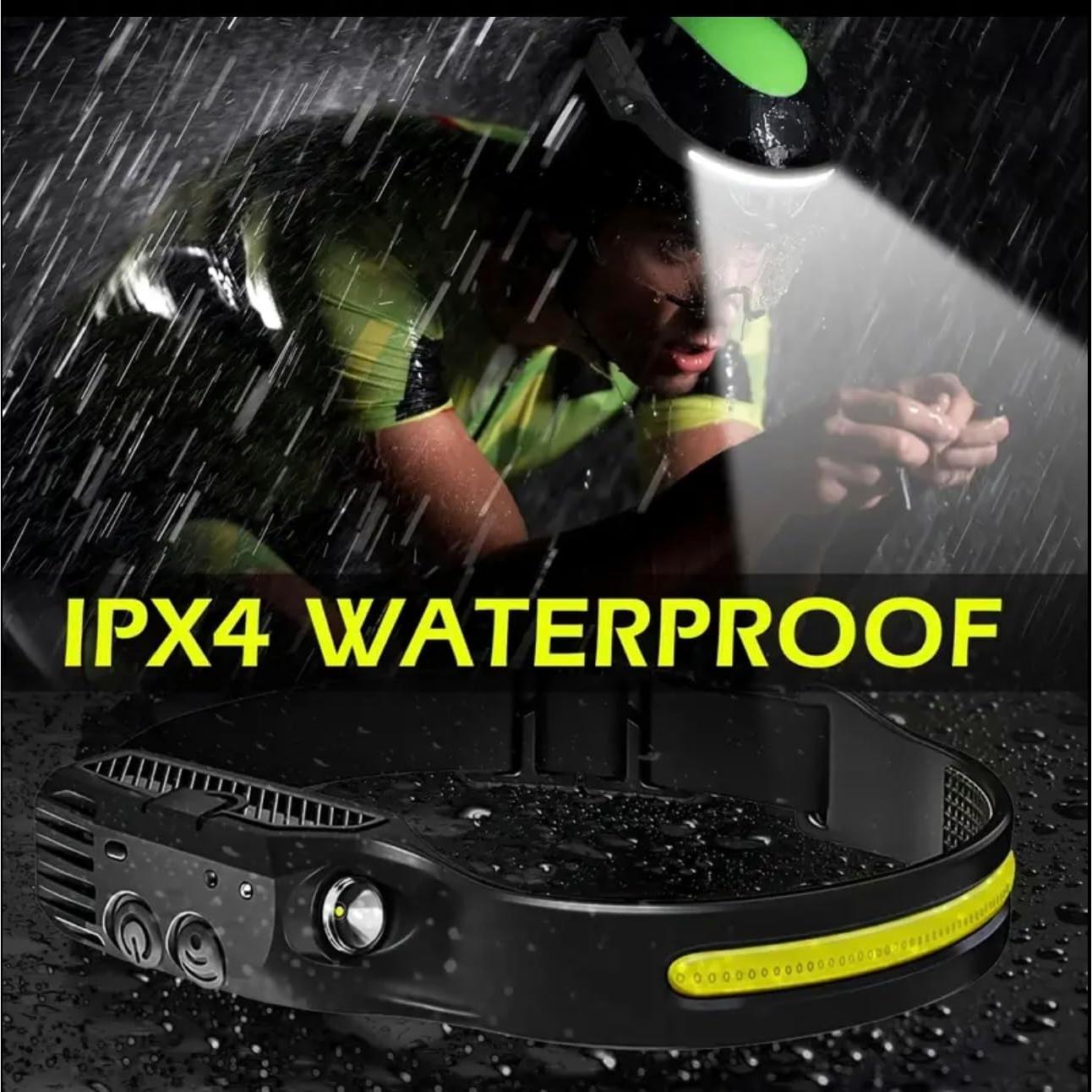 Linterna Frontal Recargable KOZY Zone 1000 Lúmenes LED USB