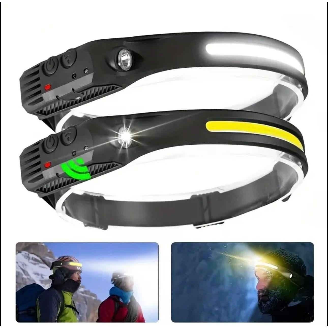 Linterna Frontal Recargable KOZY Zone 1000 Lúmenes LED USB