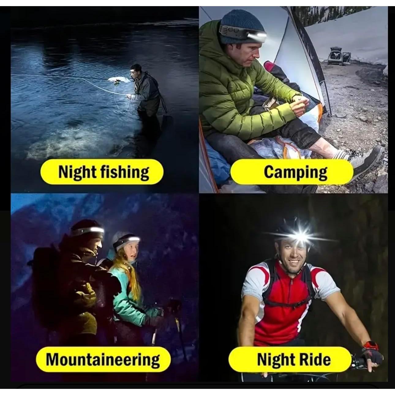 Linterna Frontal Recargable KOZY Zone 1000 Lúmenes LED USB