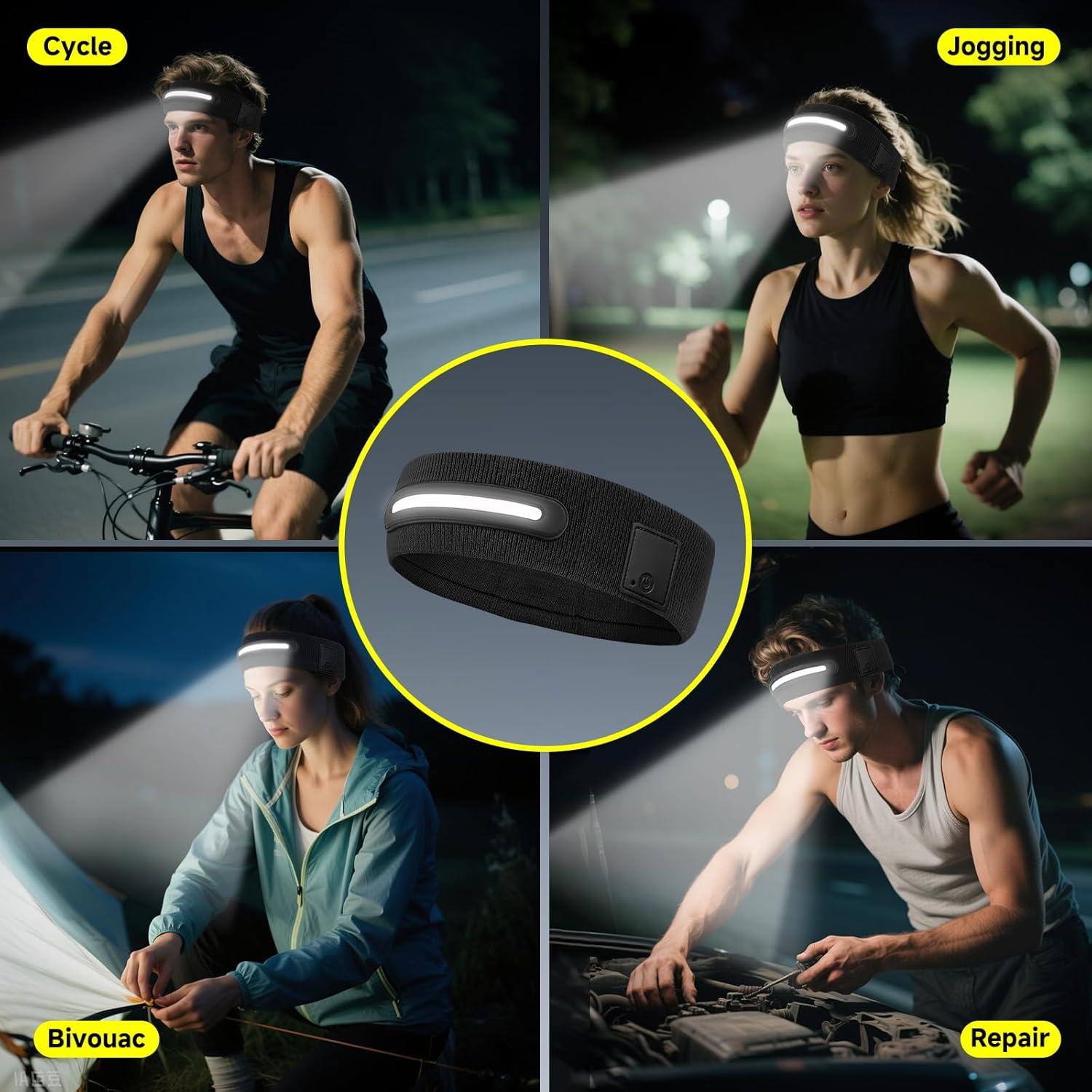 Linterna Frontal Recargable LED TOUCH TWO Z3-TD3 230° 700mAh