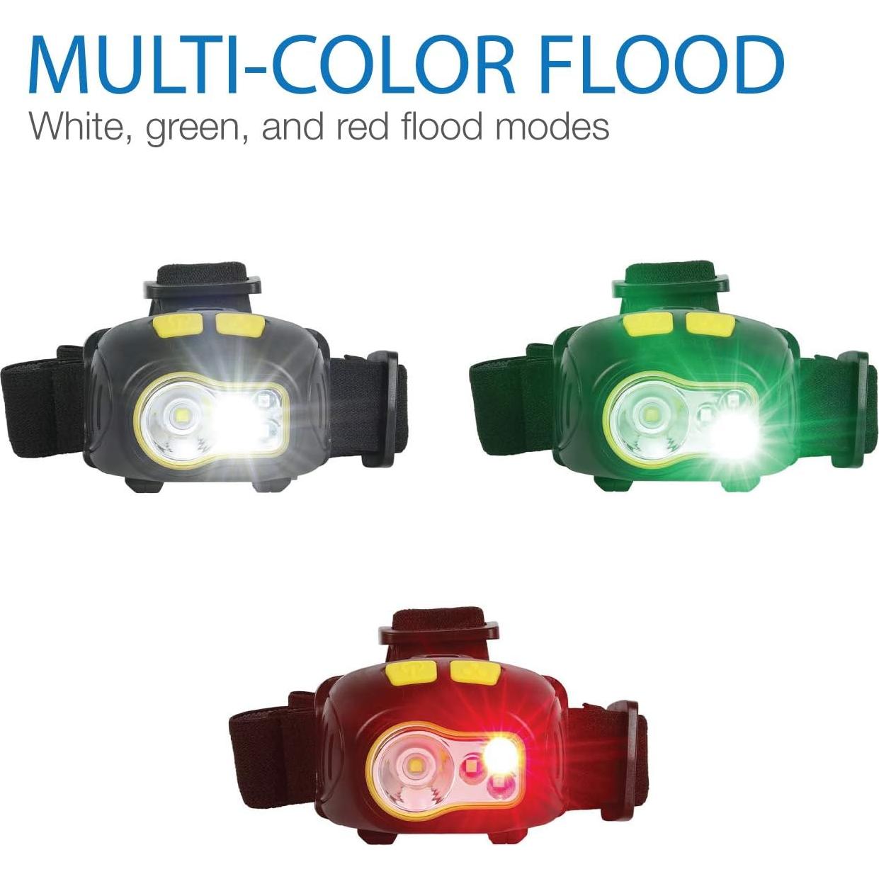 Linterna Frontal LUXPRO LP346 300 Lúmenes Multimodo