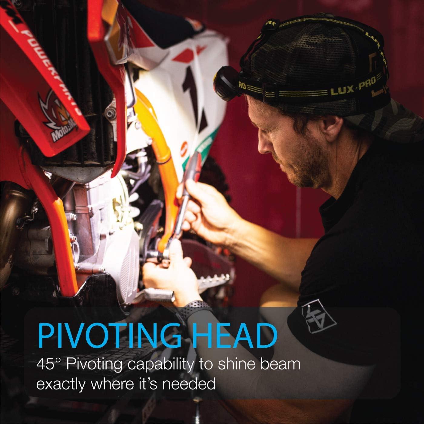 Linterna Frontal LUXPRO LP346 300 Lúmenes Multimodo