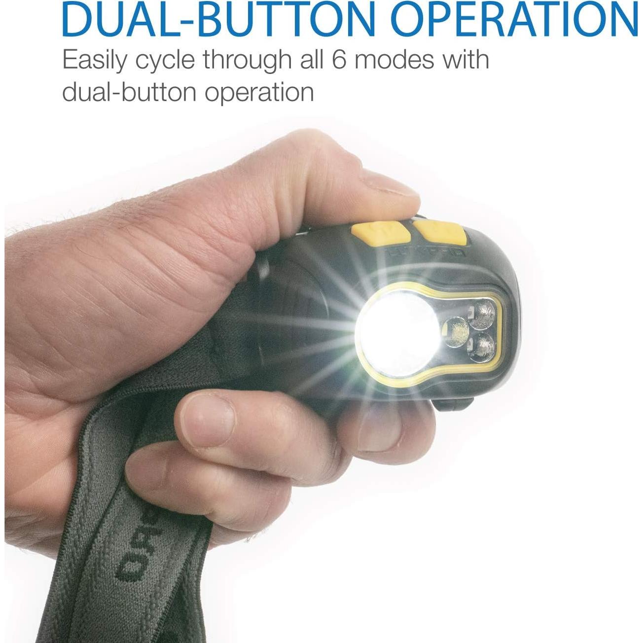 Linterna Frontal LUXPRO LP346 300 Lúmenes Multimodo