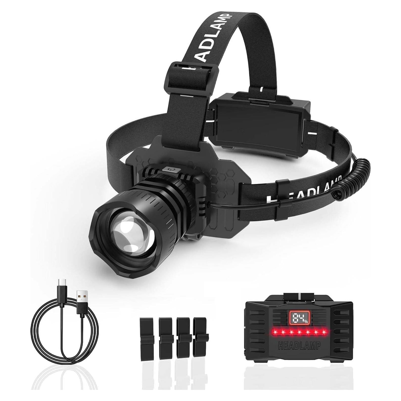 Linterna Frontal Ehowdin HL02 4000 Lúmenes IP65 Ajustable