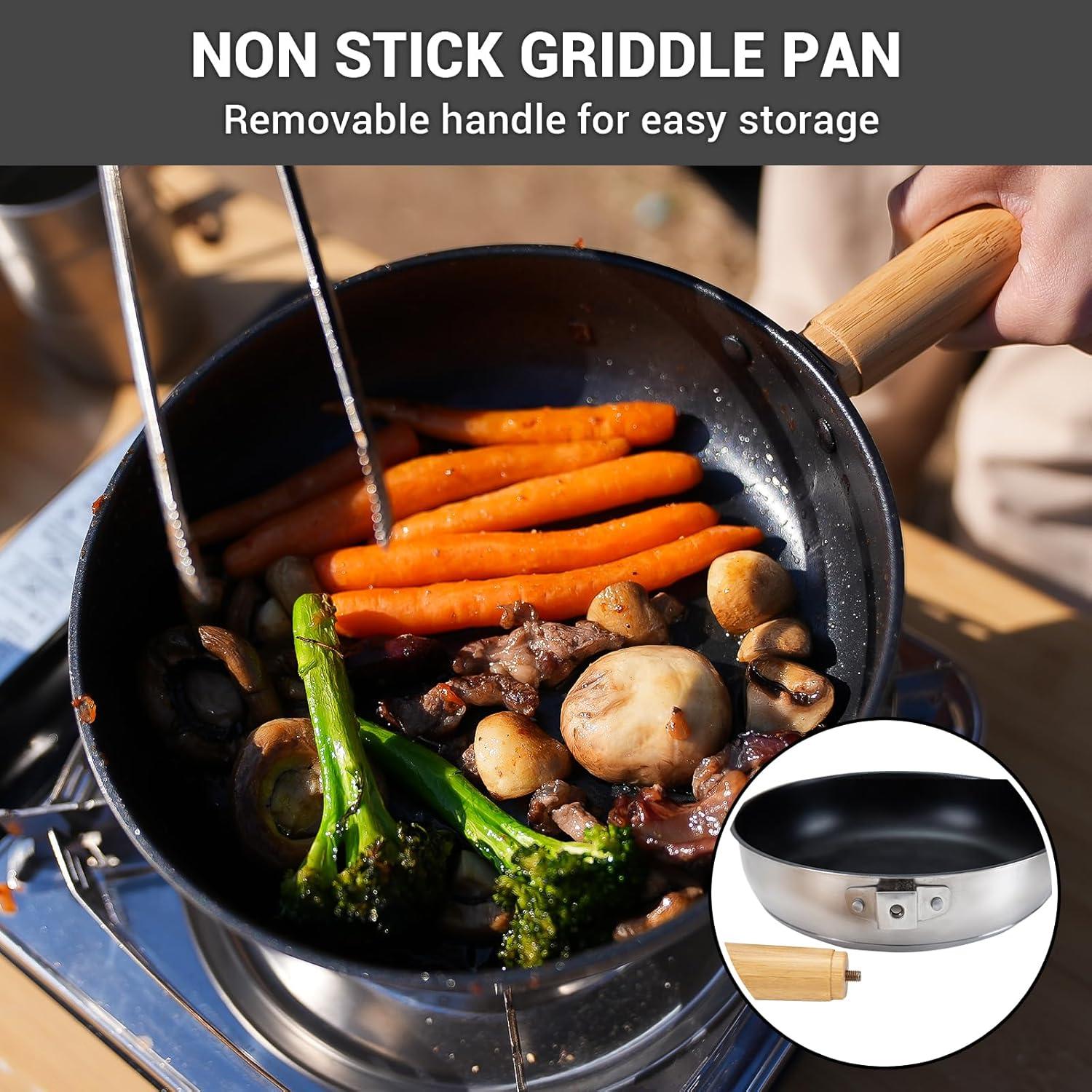 Juego de Utensilios de Cocina KingCamp Acero Inoxidable 4-6 Personas