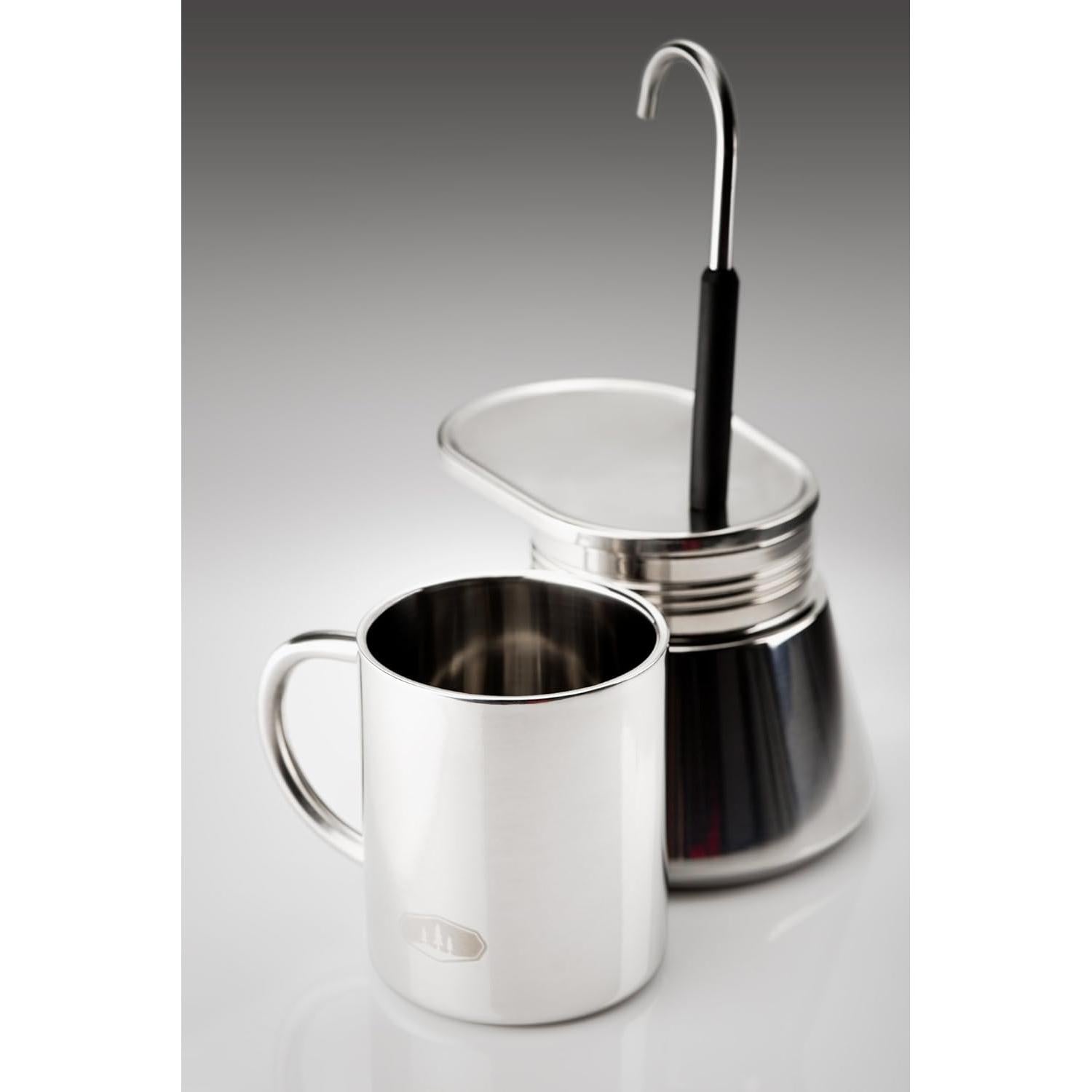 Cafetera Espresso Manual GSI Outdoors 4 Tazas Acero Inoxidable