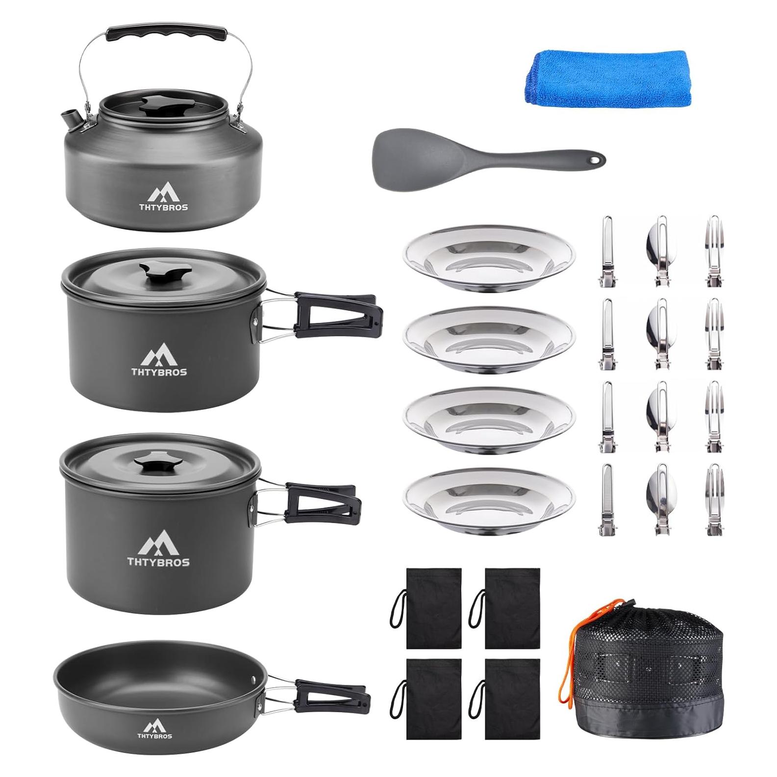 Juego de Utensilios de Cocina Camping 27 Piezas THTYBROS