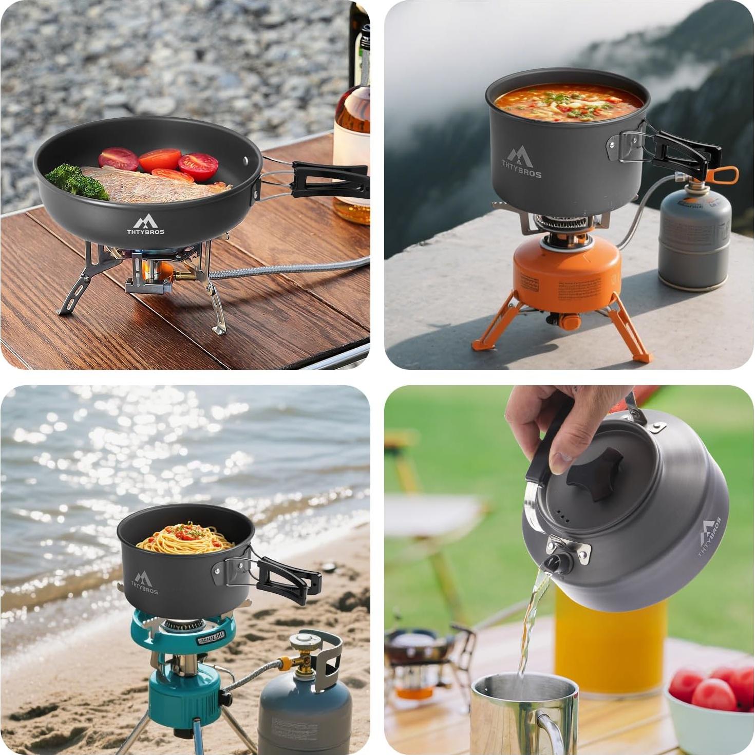 Juego de Utensilios de Cocina Camping 27 Piezas THTYBROS