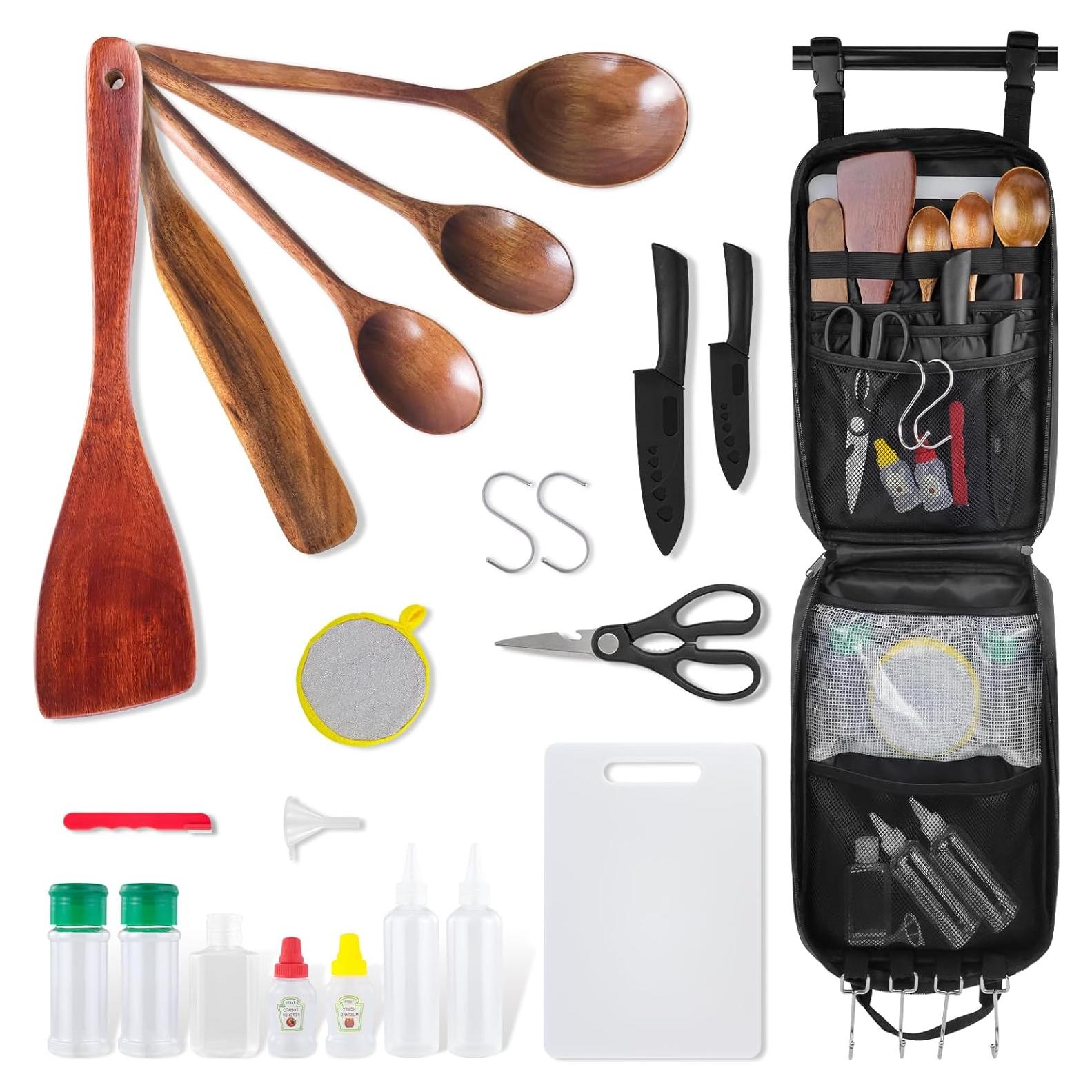 Juego de Utensilios de Cocina para Camping Wesqunie 22 Piezas