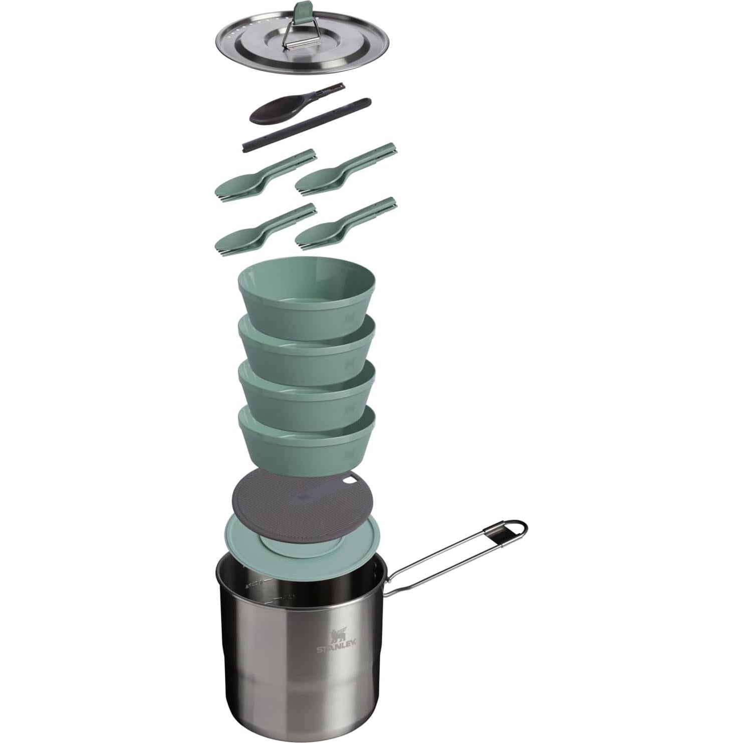 Olla de Acero Inoxidable Stanley Wildfare Go 2.8L con Tapa