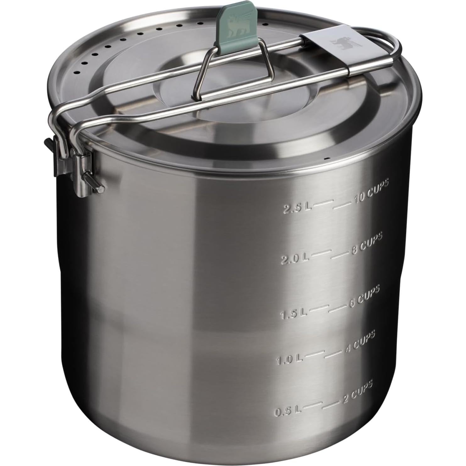 Olla de Acero Inoxidable Stanley Wildfare Go 2.8L con Tapa