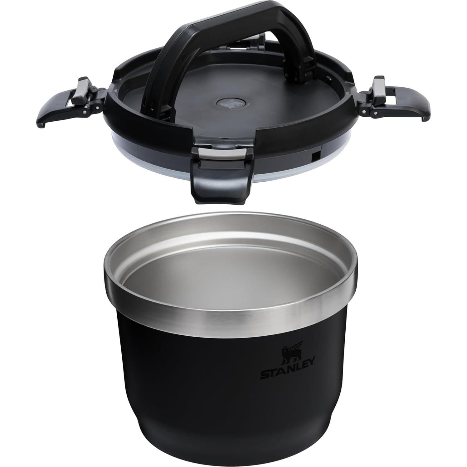 Crock Stanley Aventura 3qt Negro 2.0 Aislado a Prueba de Fugas