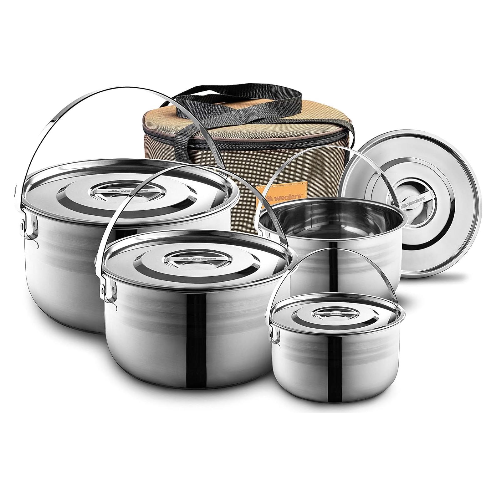 Juego de Utensilios de Cocina para Camping Wealers 4 Piezas