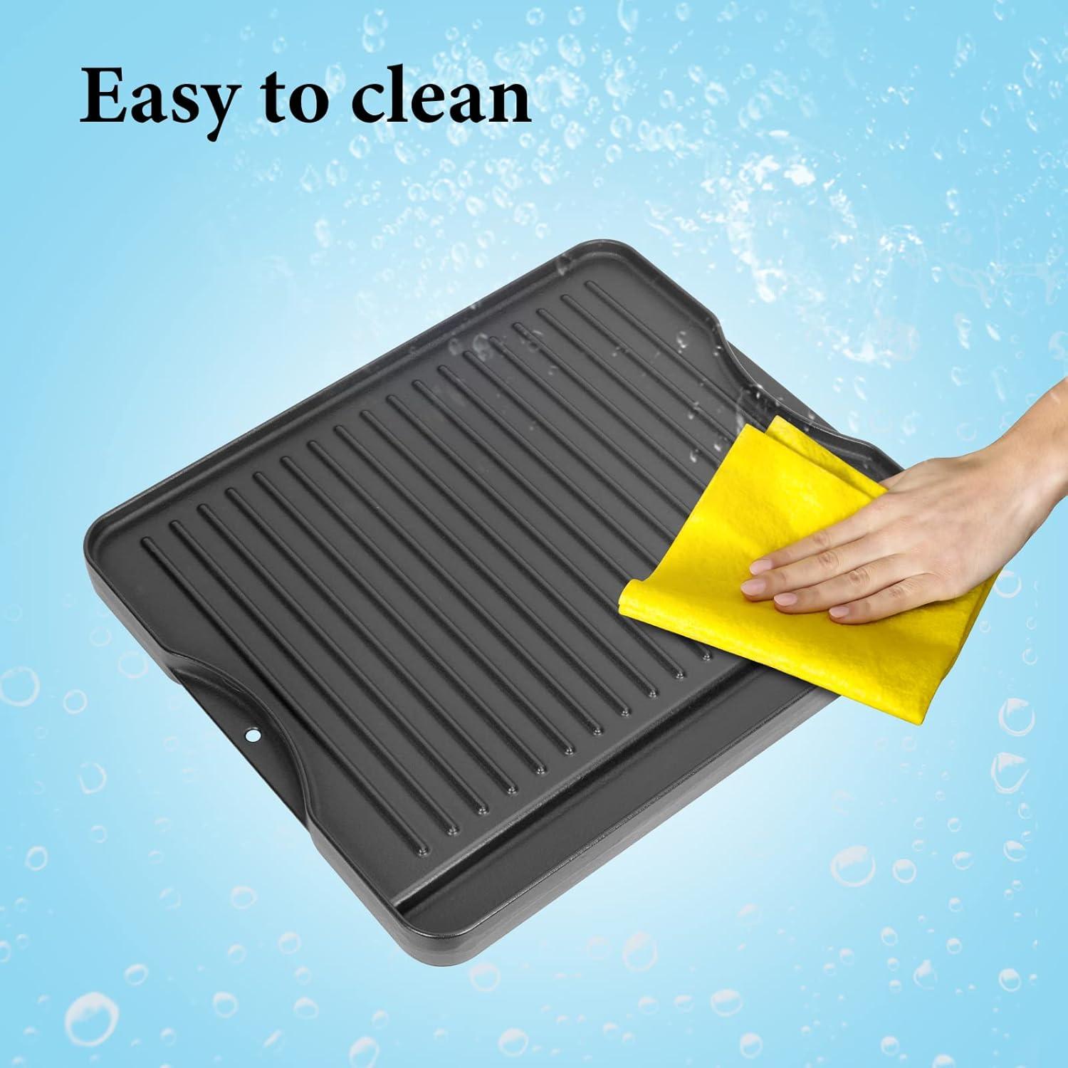 Plancha de Hierro Fundido Reversible Outspark 39.6 x 34 cm