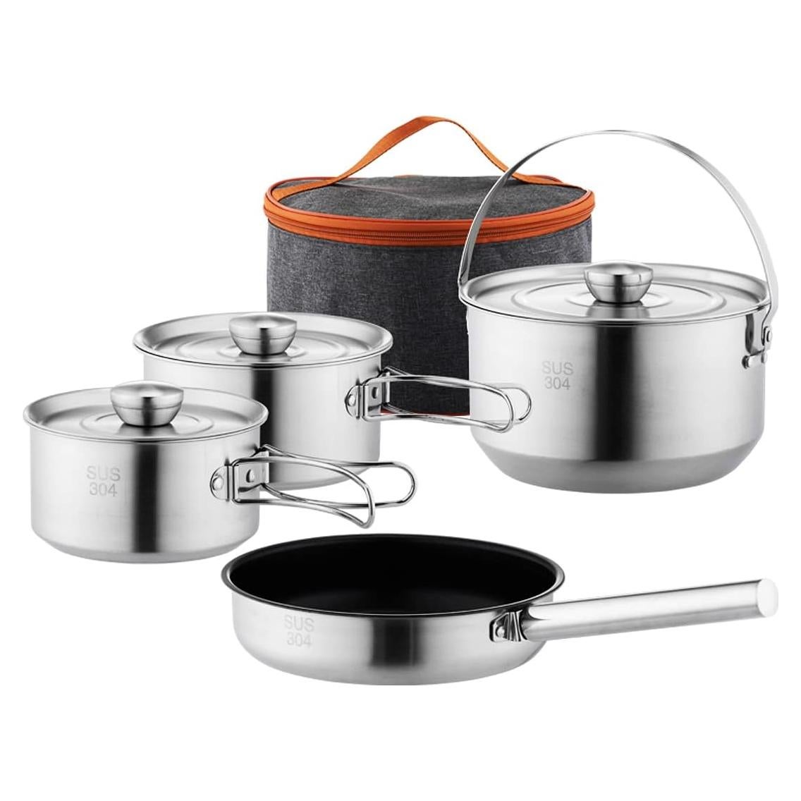 Juego de Utensilios de Cocina para Camping Jorunhe 4 Piezas