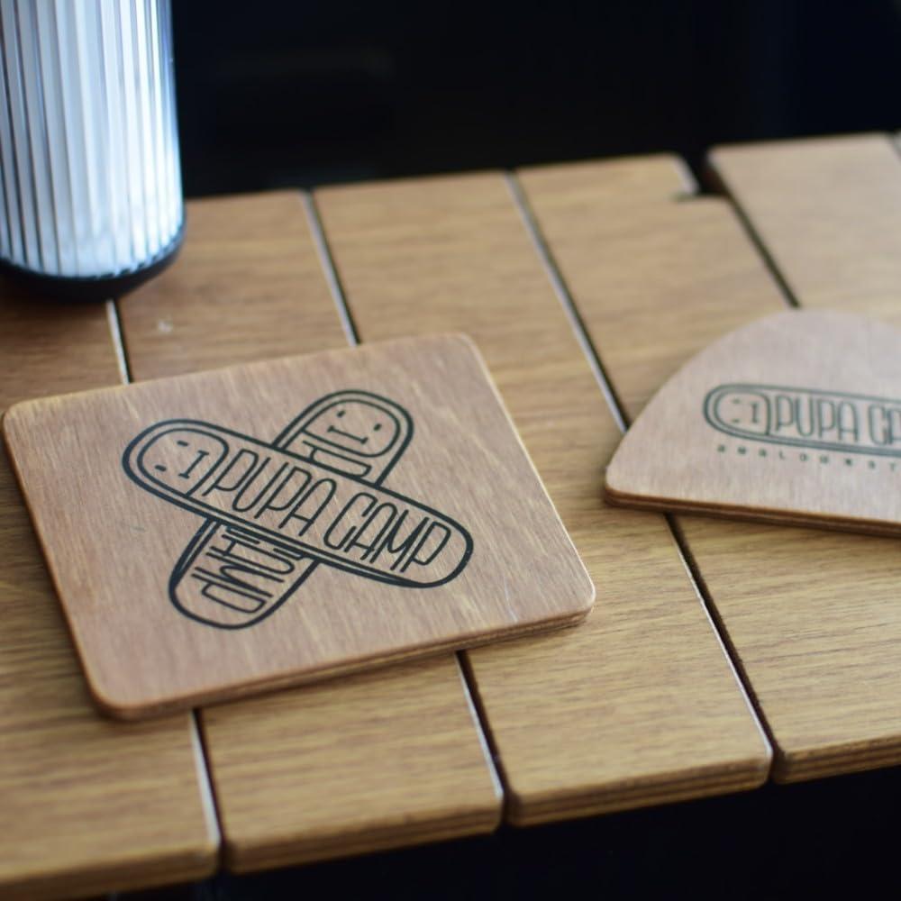 Posavasos Magnéticos de Madera PUPA CAMP para Stanley 10QT