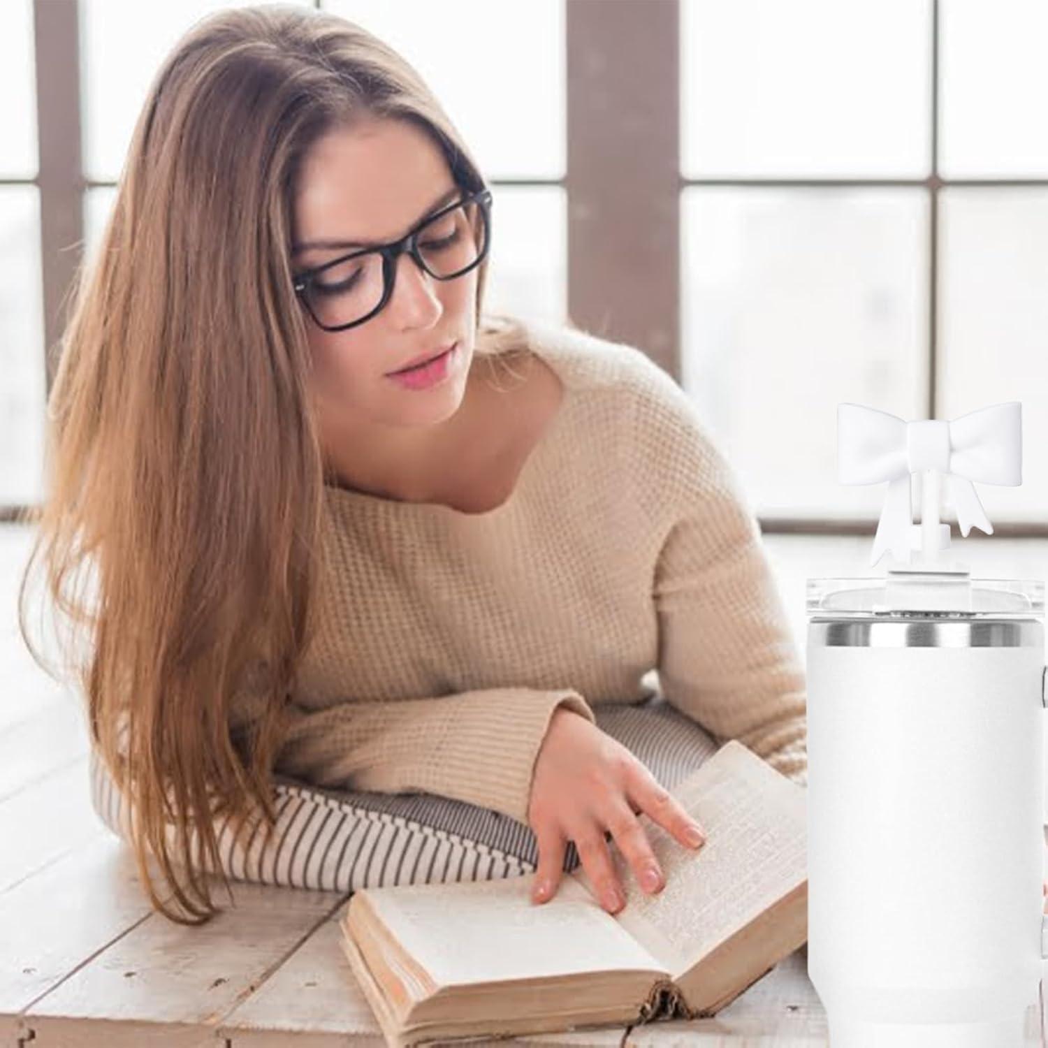 Cubiertas de Silicona para Pajitas DJAIOD - 3 Pcs para Vasos Stanley