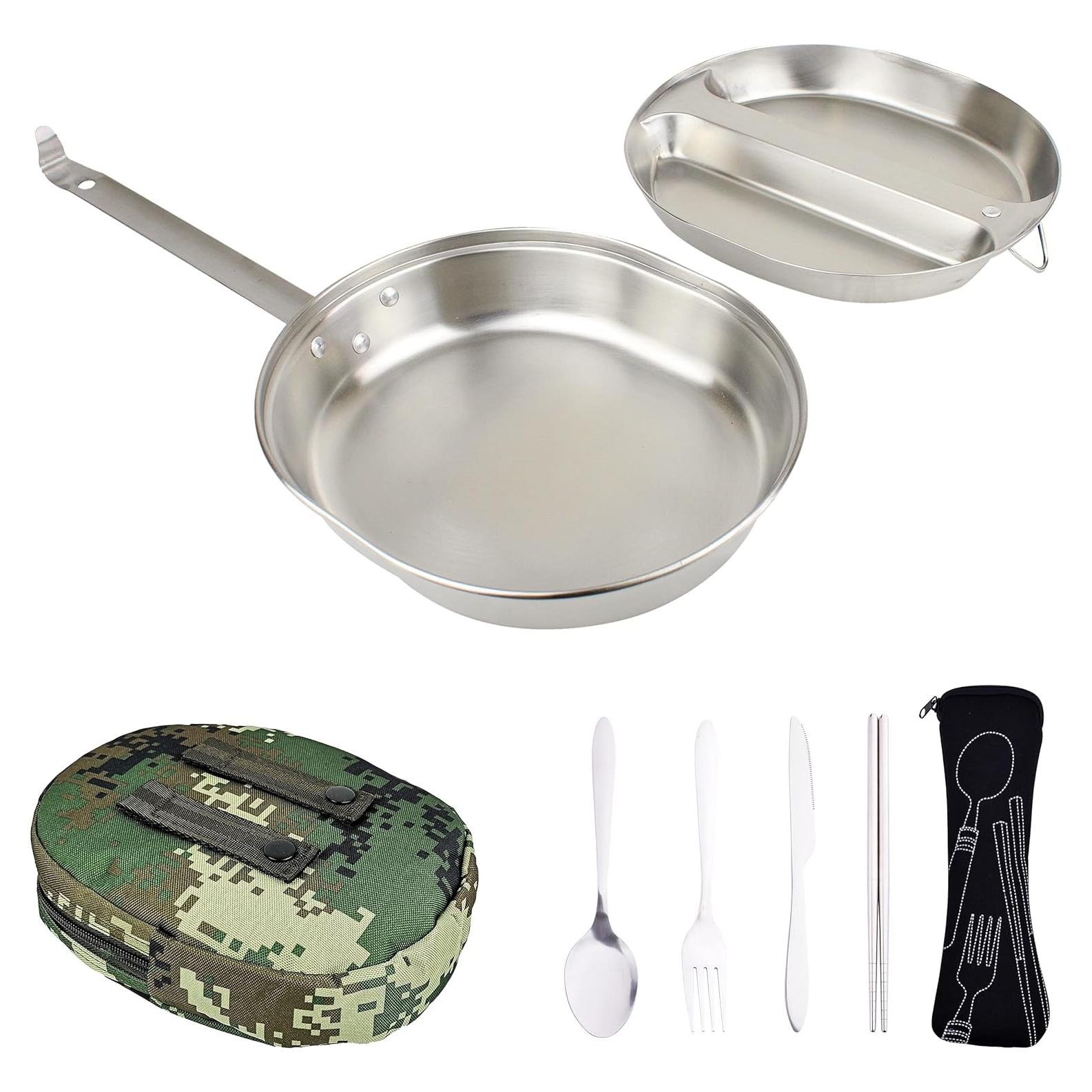 Kit de Comida Militar MASTIFF GEARS Acero Inoxidable 304