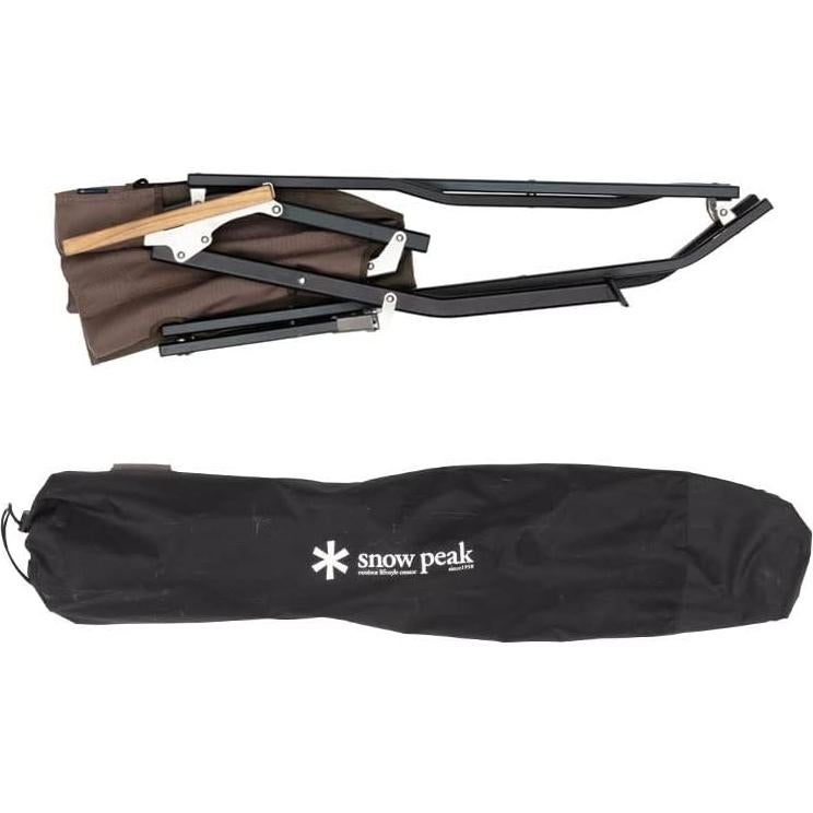 Silla de Playa Baja Snow Peak - Aluminio y Teca - 3.39 kg