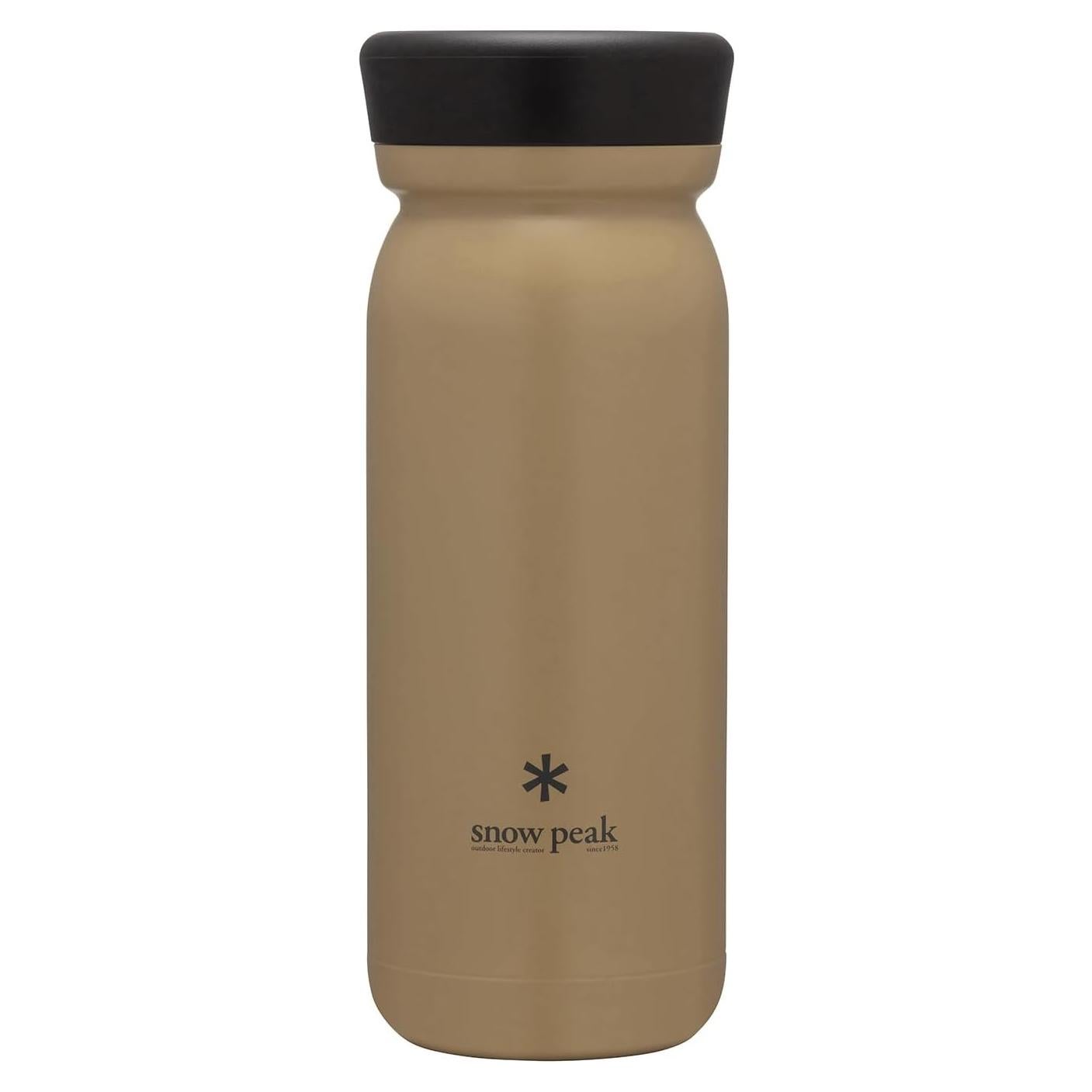 Botella de Leche Snow Peak 500ml Acero Inoxidable Arena