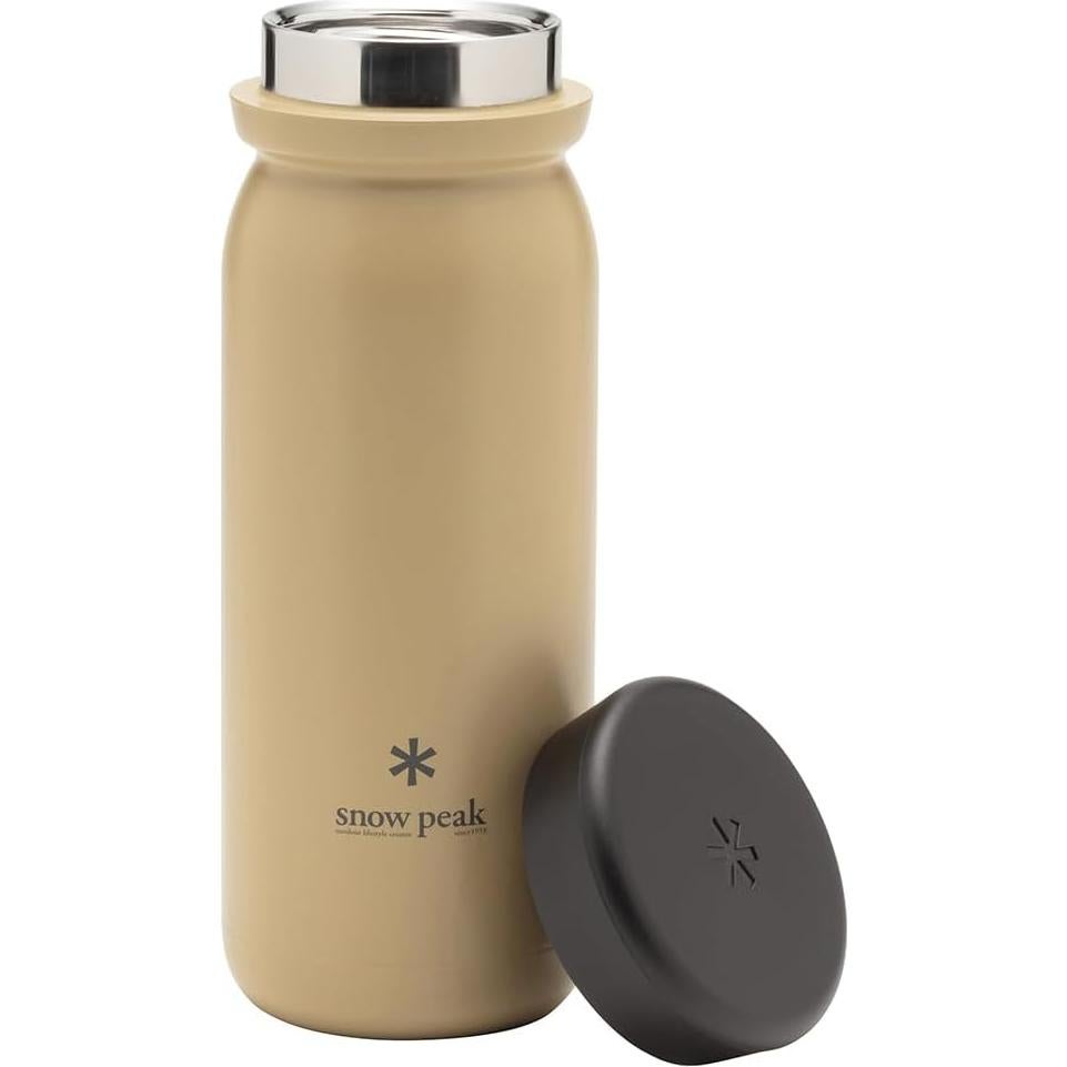 Botella de Leche Snow Peak 500ml Acero Inoxidable Arena