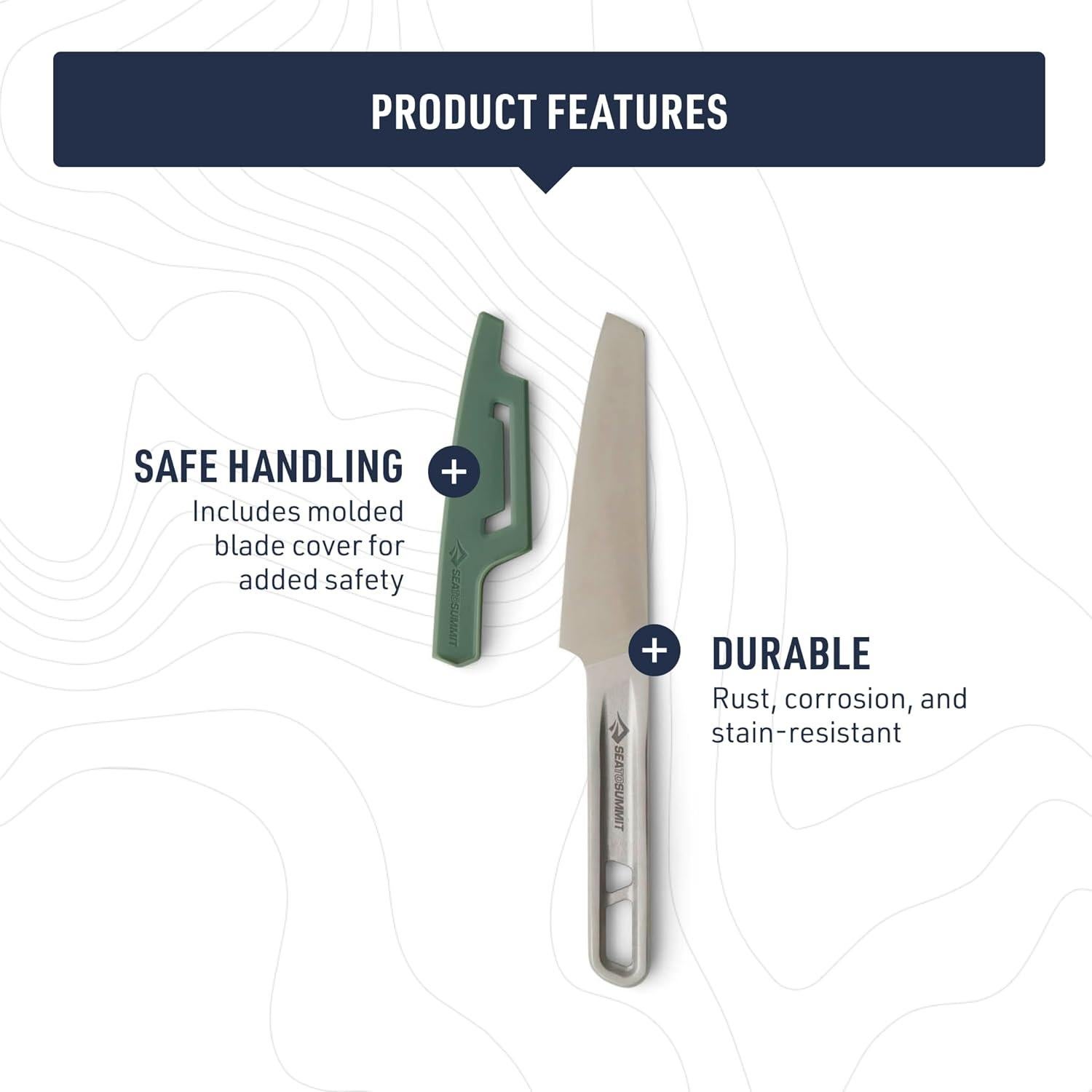 Cuchillo y Cuchara de Cocina Sea to Summit Acero Inoxidable