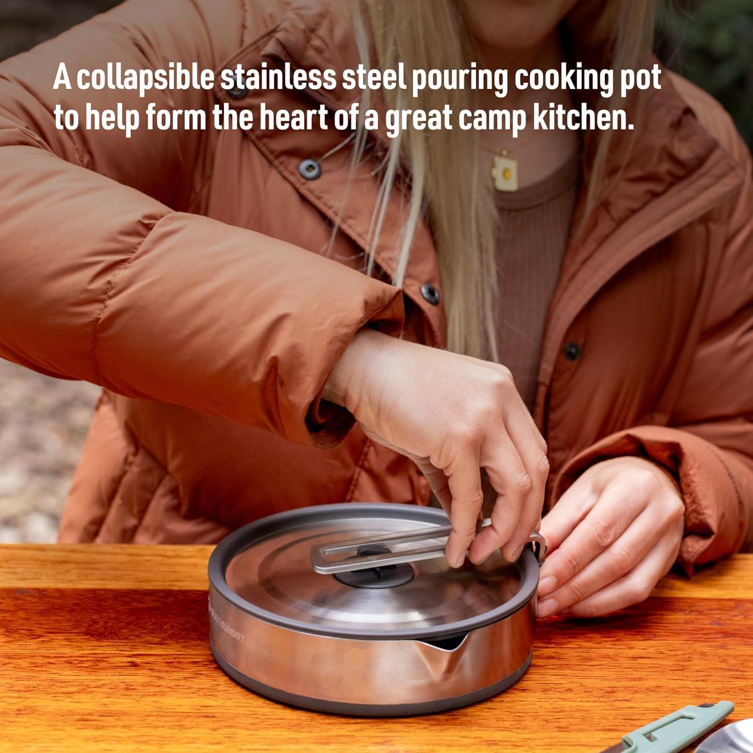 Olla de Vaciado 1.8L y Cuchara Sea to Summit