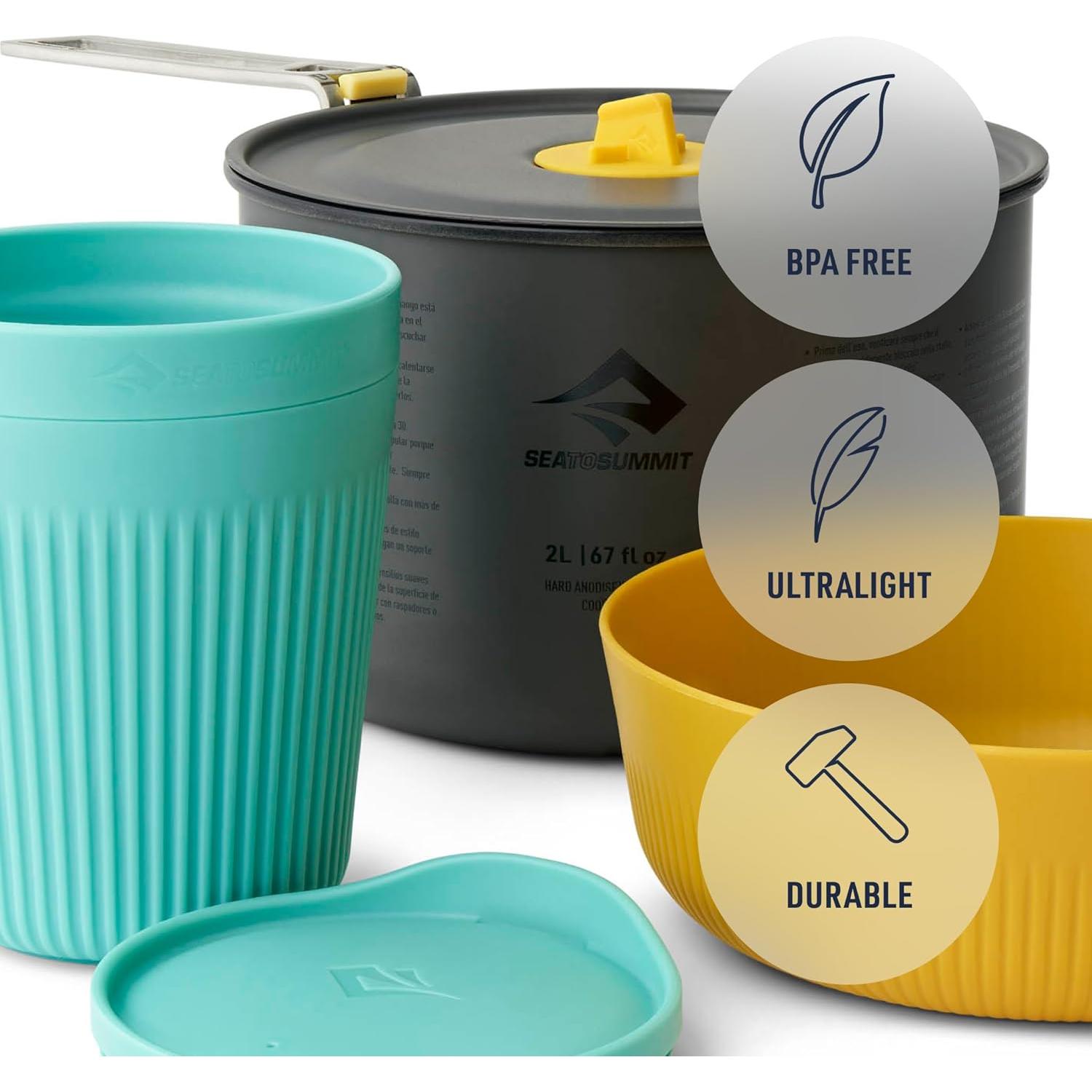 Juego de Cocina One Pot Ultraligero Sea to Summit 1 Persona