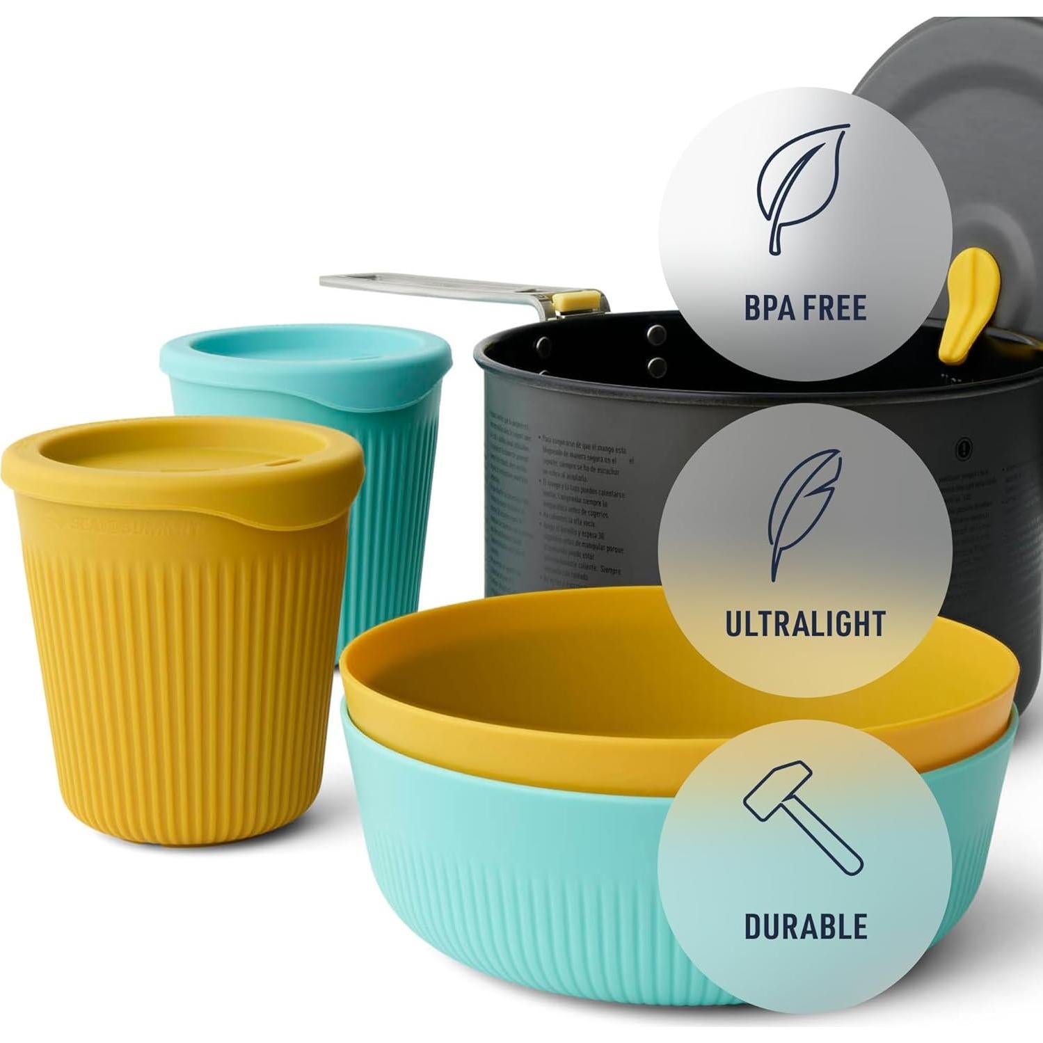 Juego de Cocina One Pot Ultraligero Sea to Summit 2 Personas