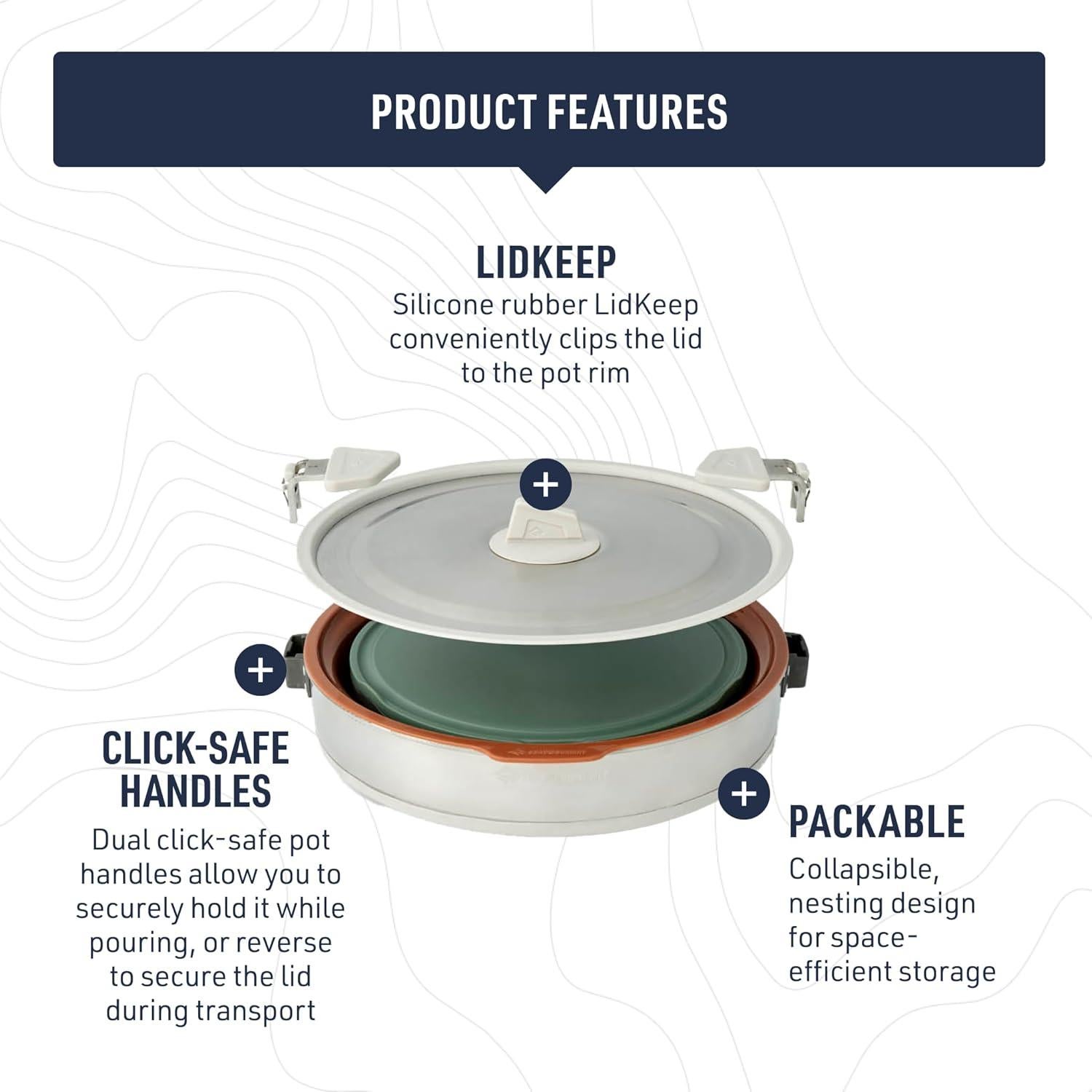 Kit de Cocina Campestre Esencial Sea to Summit 5L + Cuchara