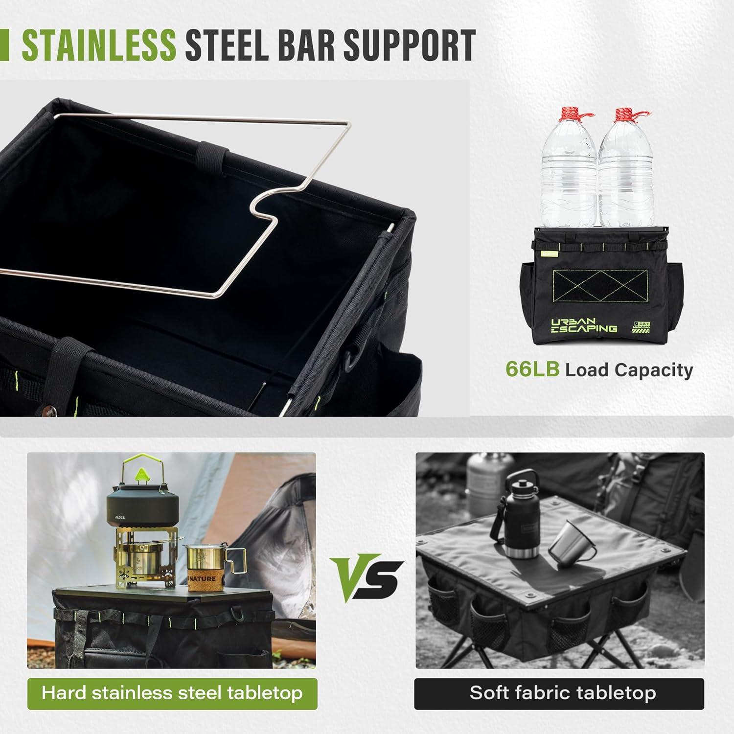 Mesa de Camping Plegable Alocs AC-Z14 con Tablero IGT 30L