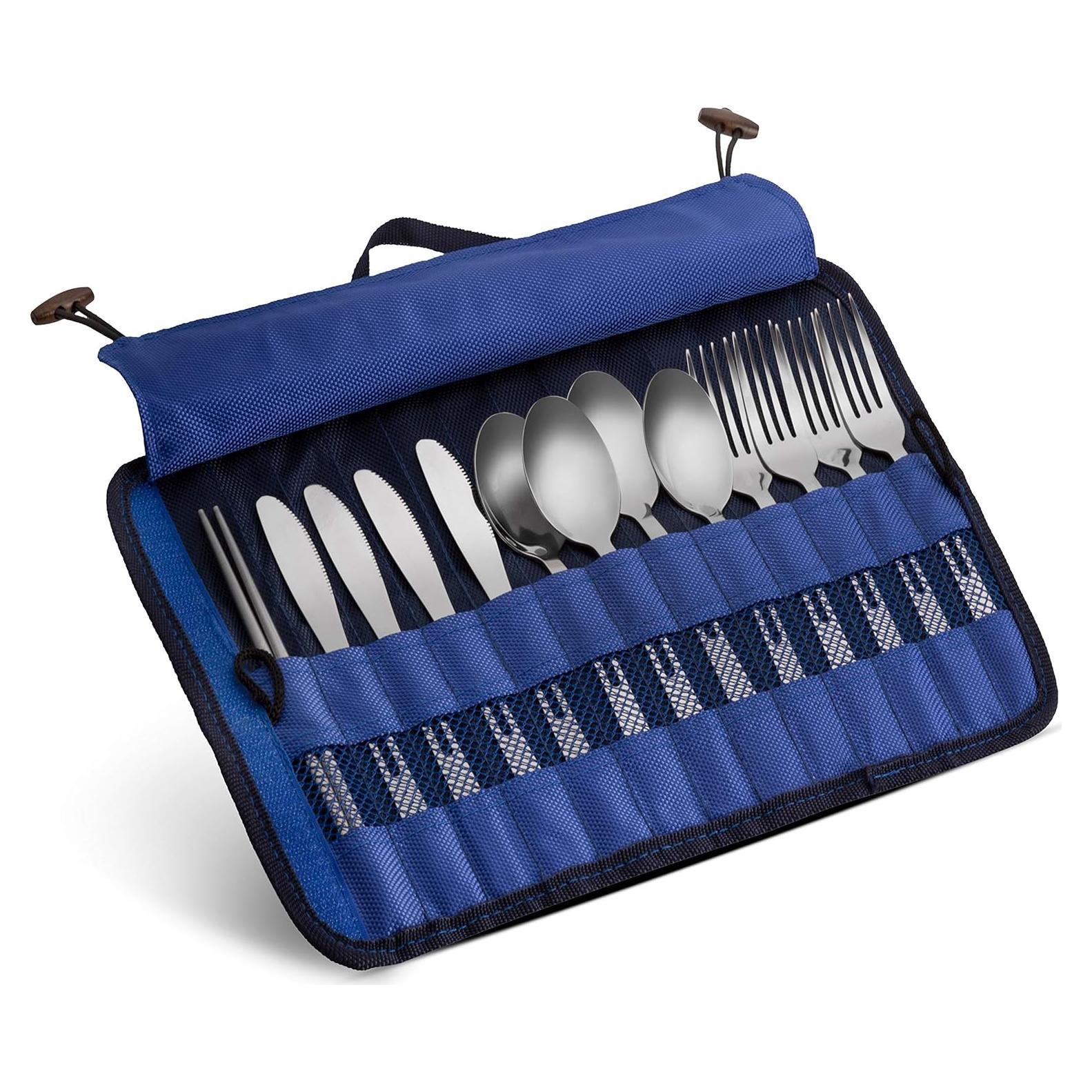 Juego de Utensilios de Picnic Wealers 13 Piezas Acero Inoxidable