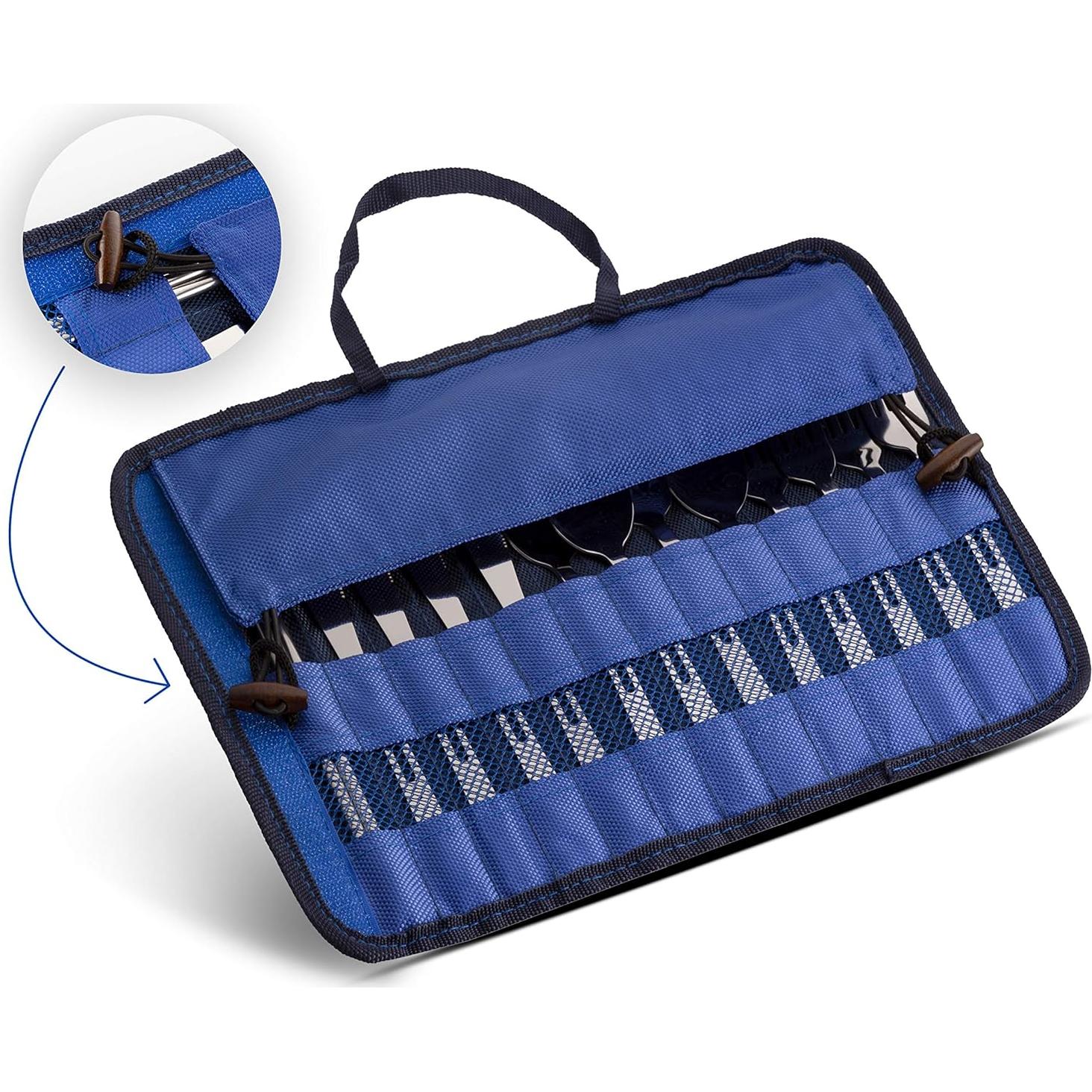 Juego de Utensilios de Picnic Wealers 13 Piezas Acero Inoxidable